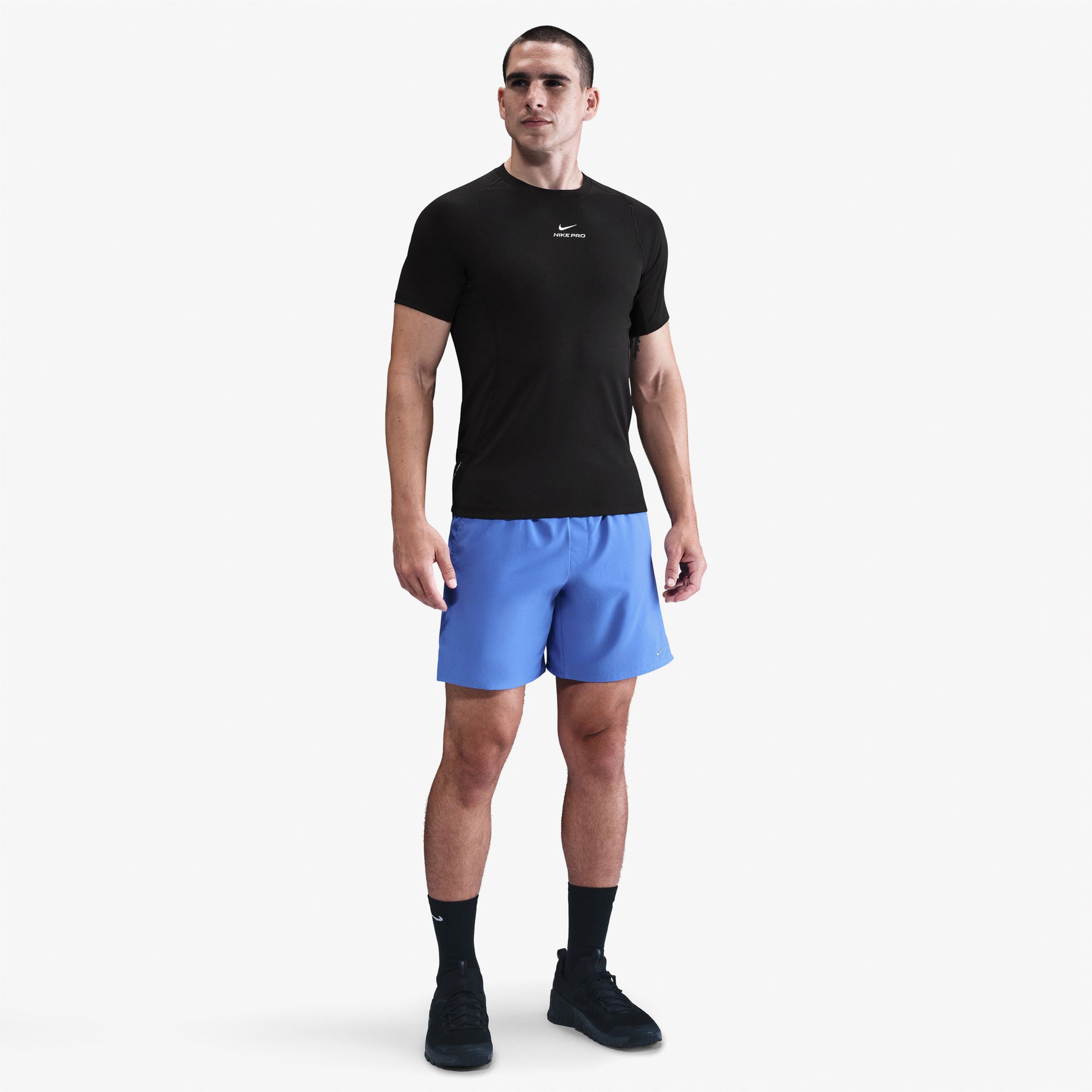 Nike Pro Training Erkek Siyah Antrenman T-Shirt