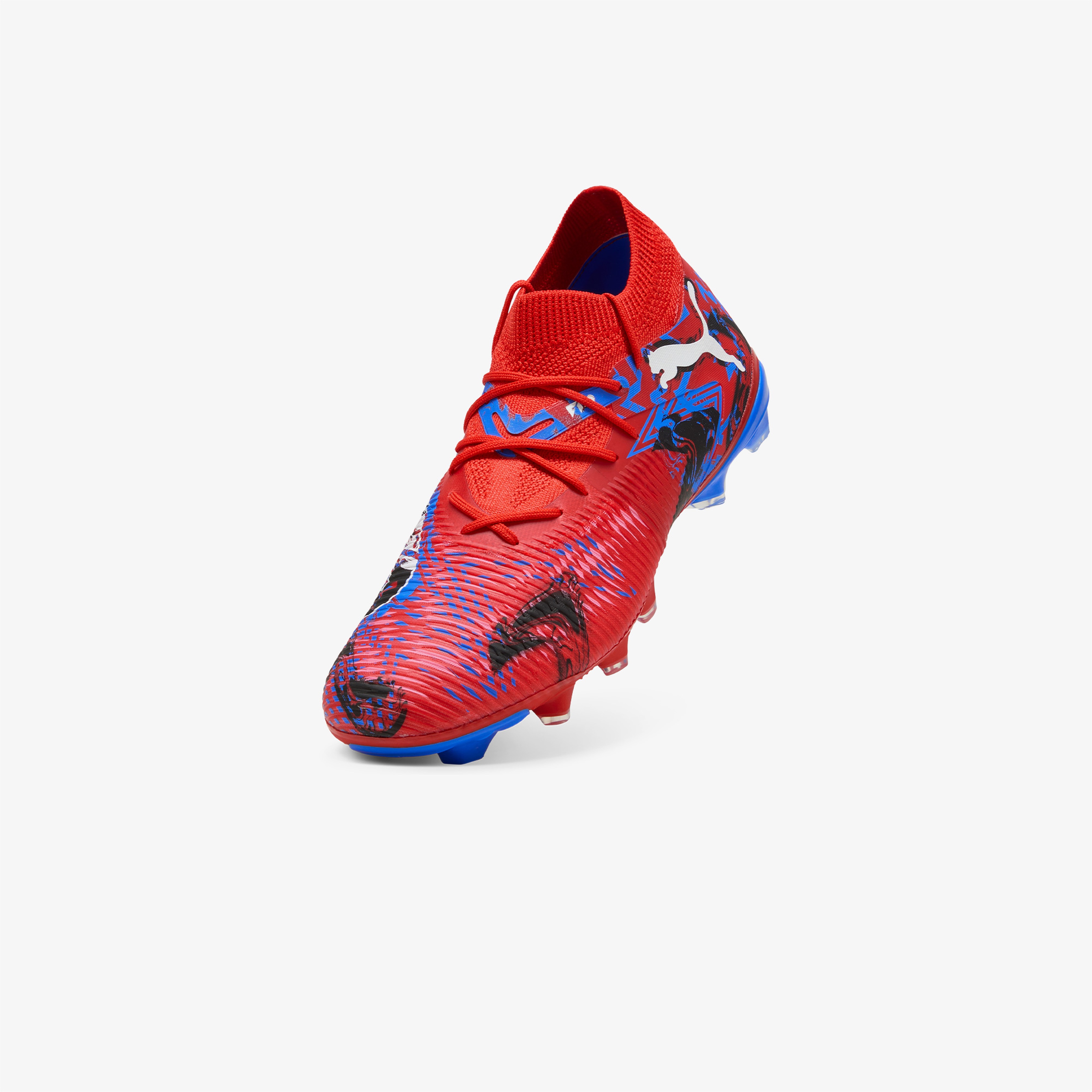 Puma Future 8 Match Playmkr Fg-Ag Erkek Kırmızı Çim Saha Kramponu