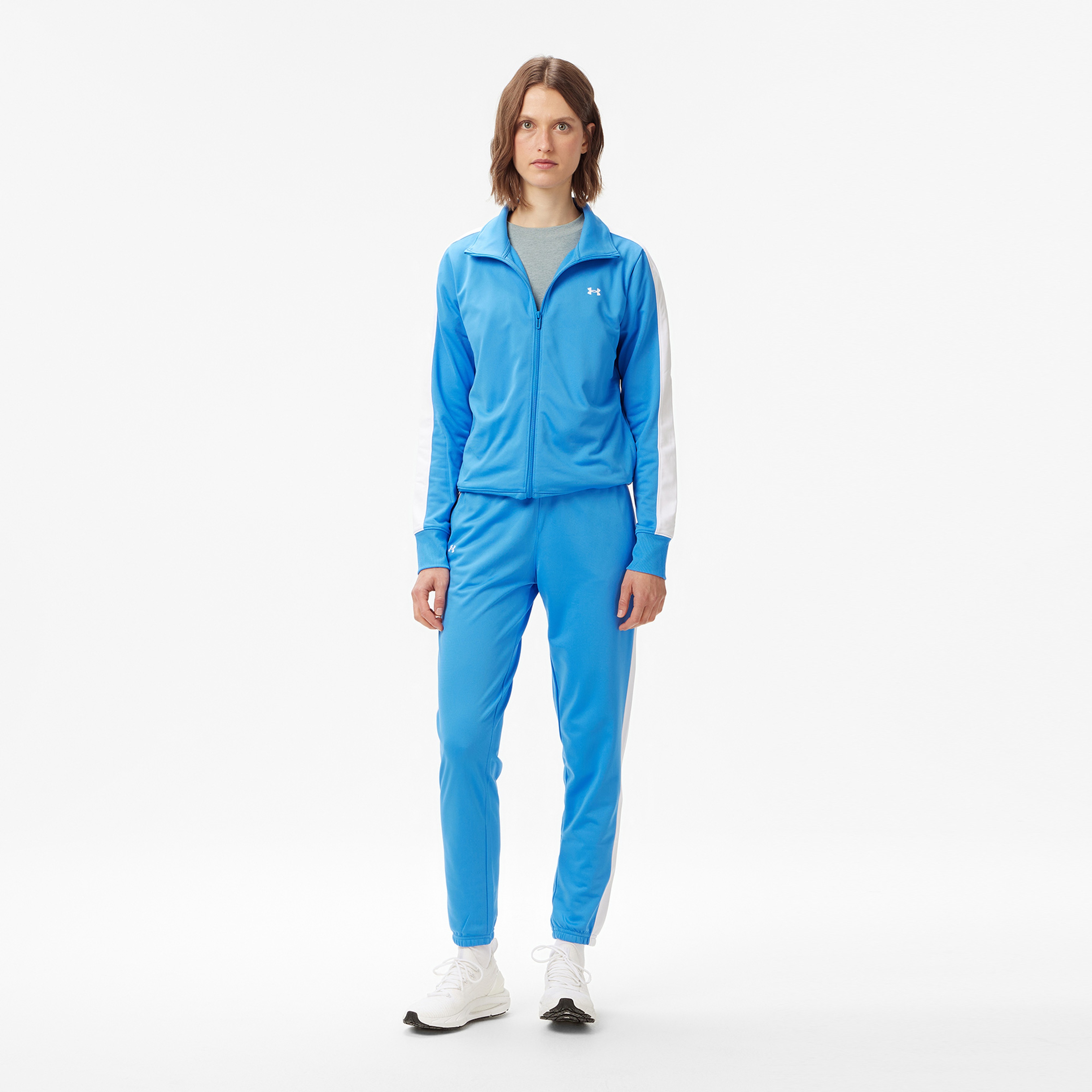 Under Armour Tricot Tracksuit Kadın Mavi Eşofman Takımı