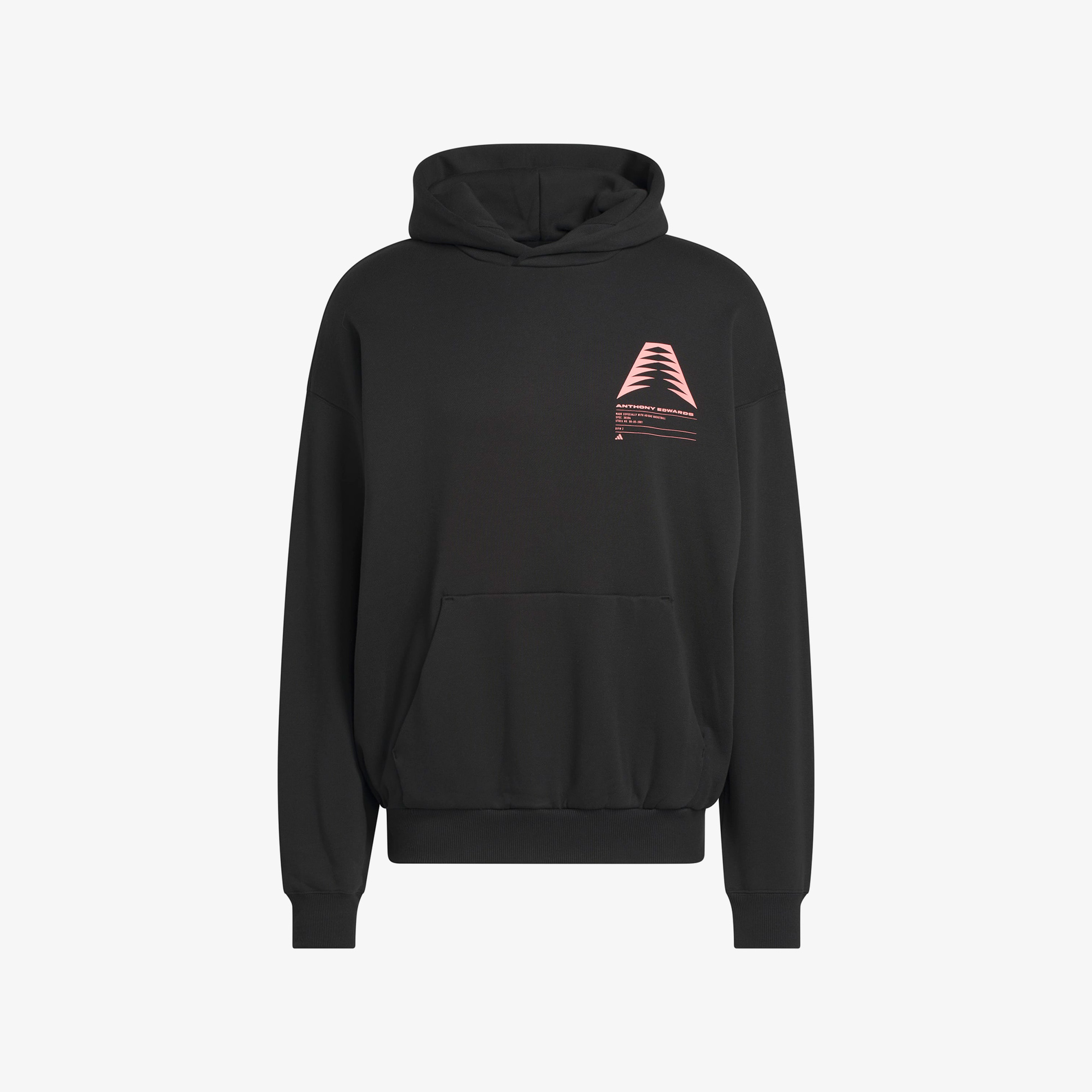 adidas Anthony Edwards Schematic Erkek Siyah Basketbol Sweatshirt