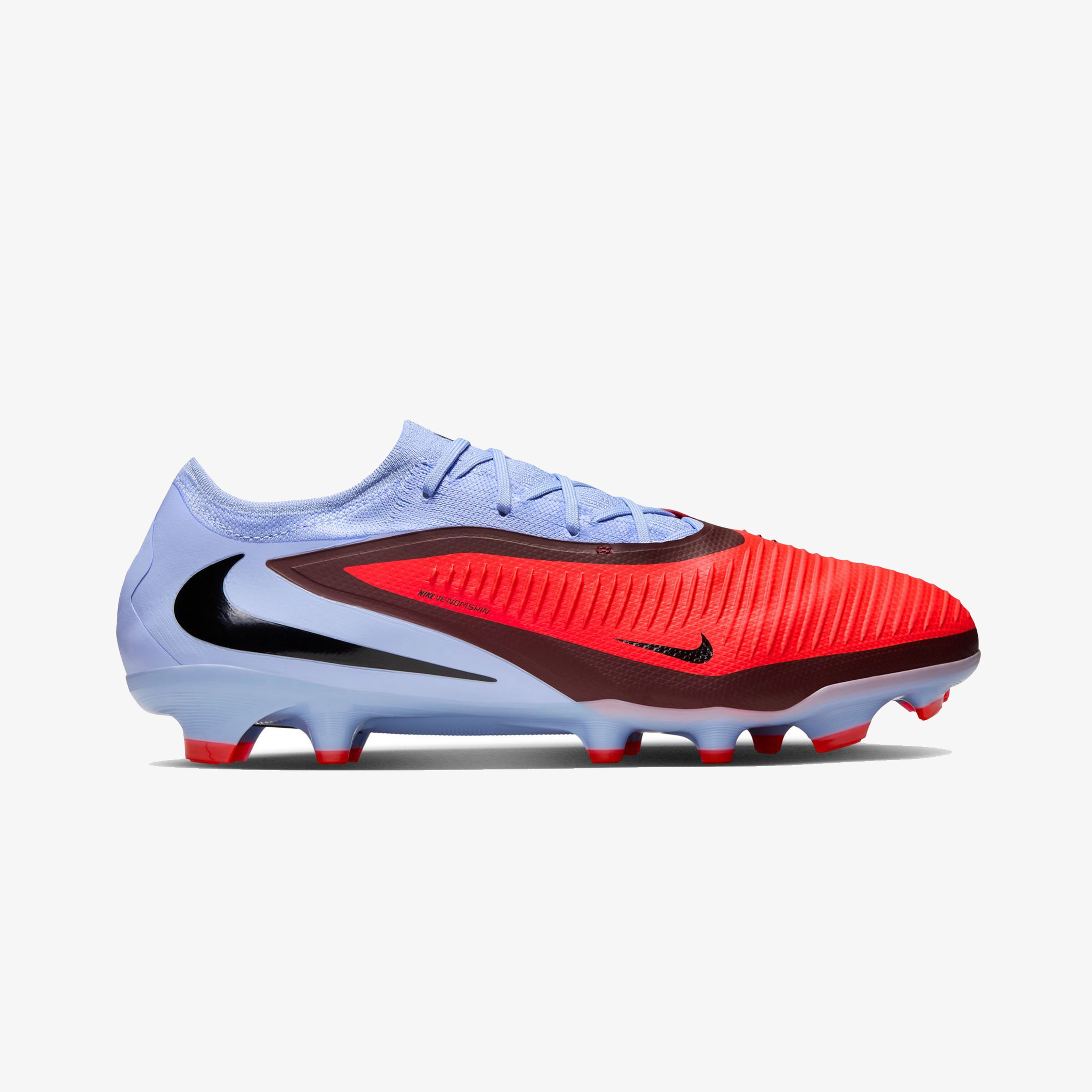 Nike Phantom 6 Low Pro Erkek Mavi Çim Saha Kramponu
