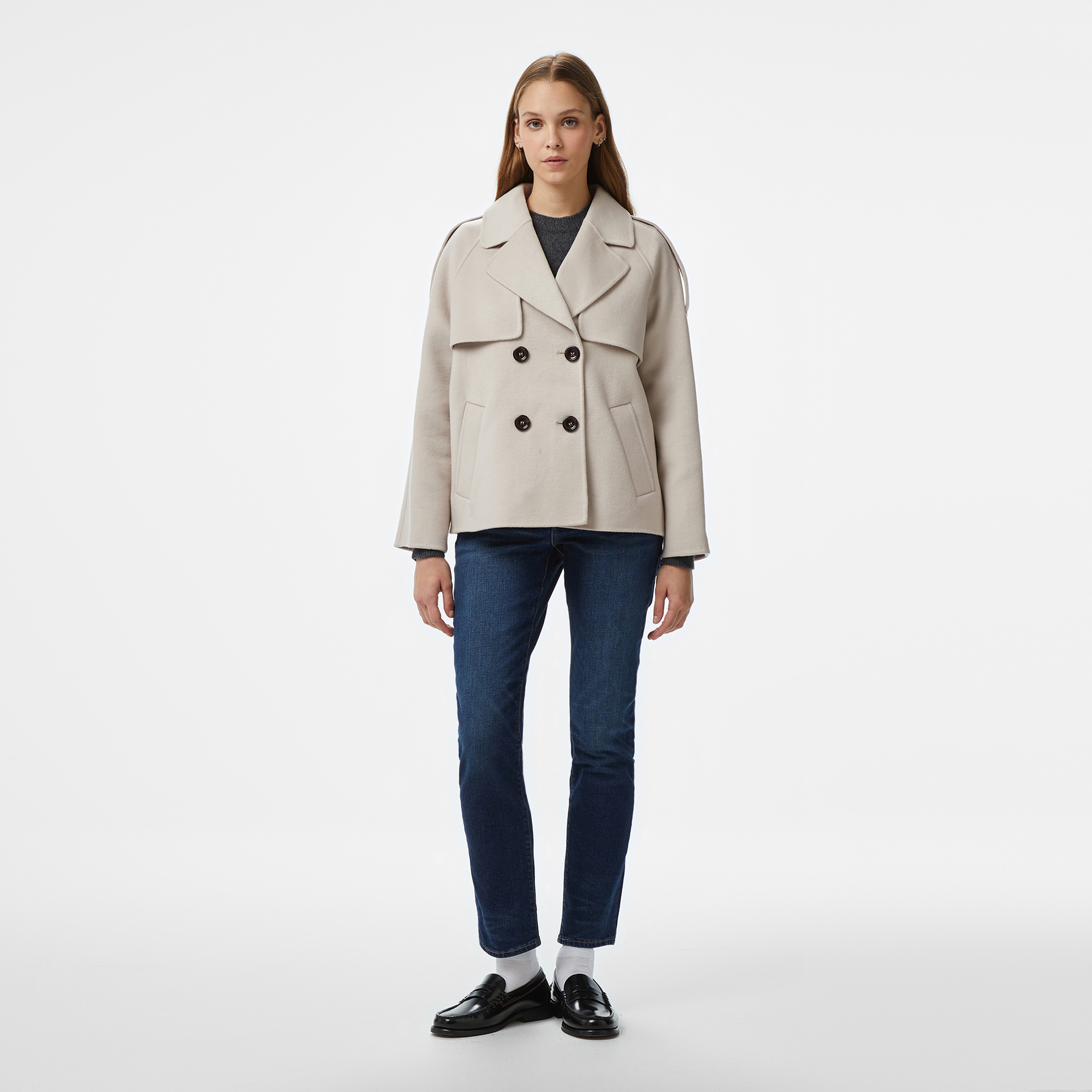 Liu Jo Kadın Gri Mont