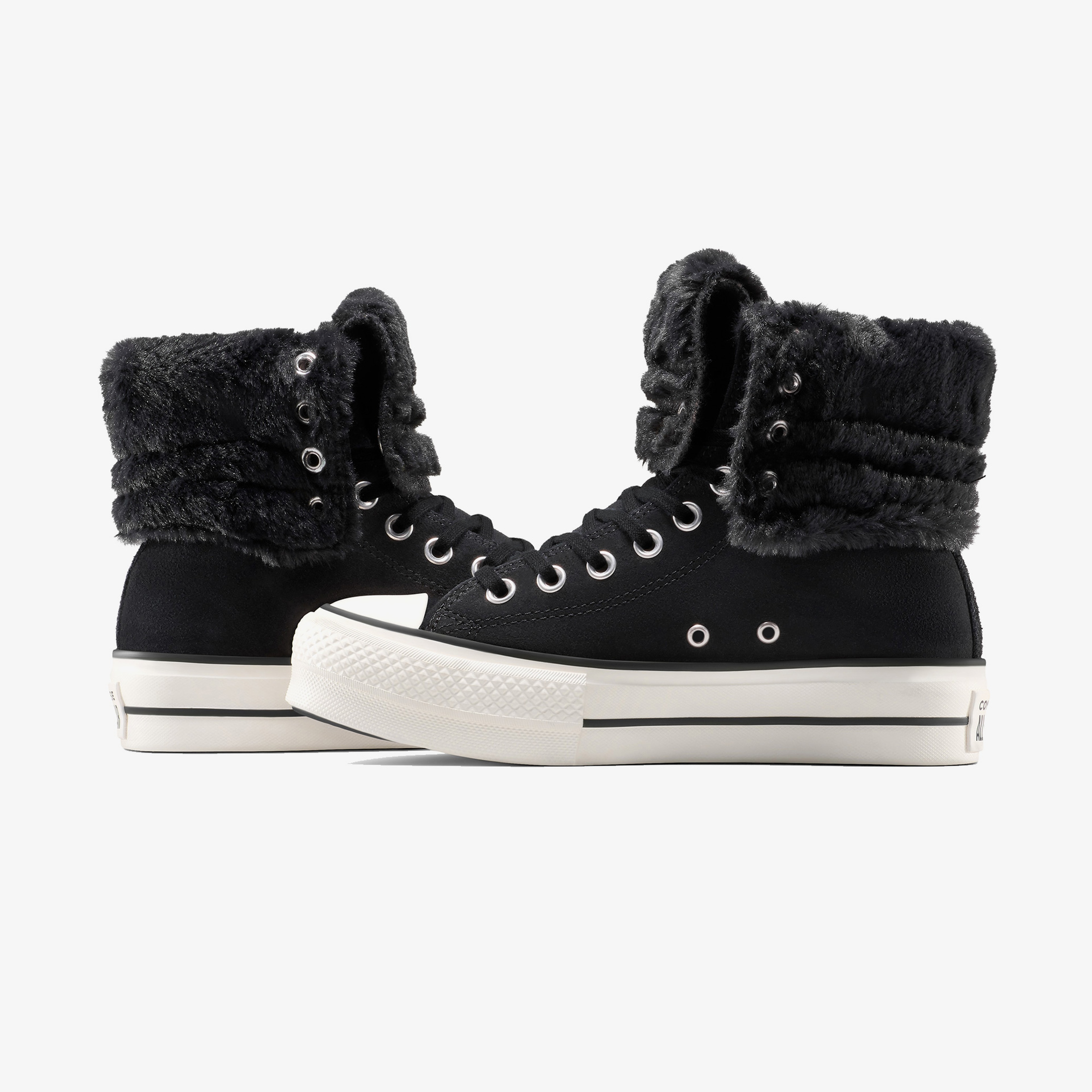 Converse Chuck Taylor All Star Fold Over Lift Siyah Kadın Sneaker