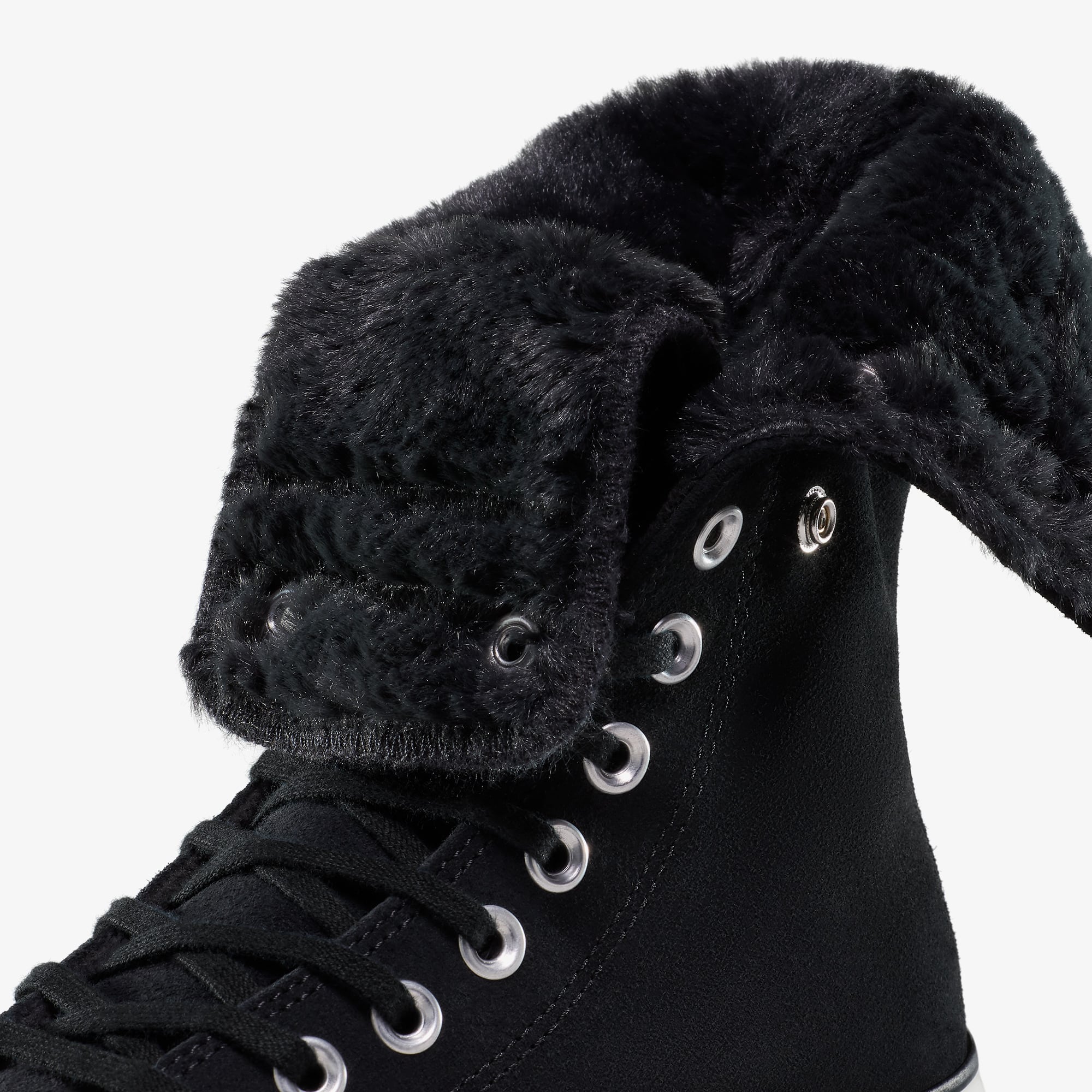 Converse Chuck Taylor All Star Fold Over Lift Kadın Siyah Sneaker