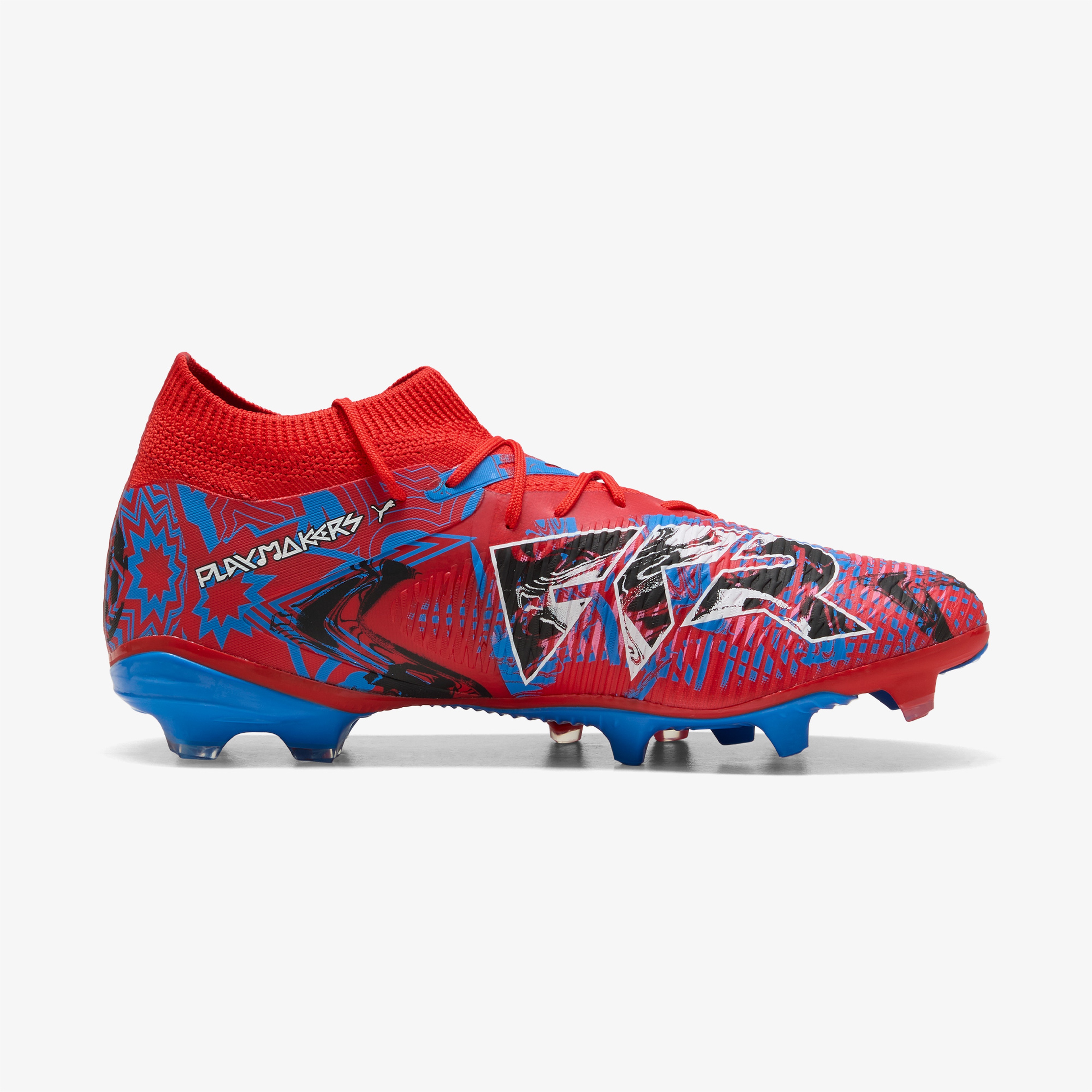 Puma Future 8 Match Playmkr Fg-Ag Erkek Kırmızı Çim Saha Kramponu