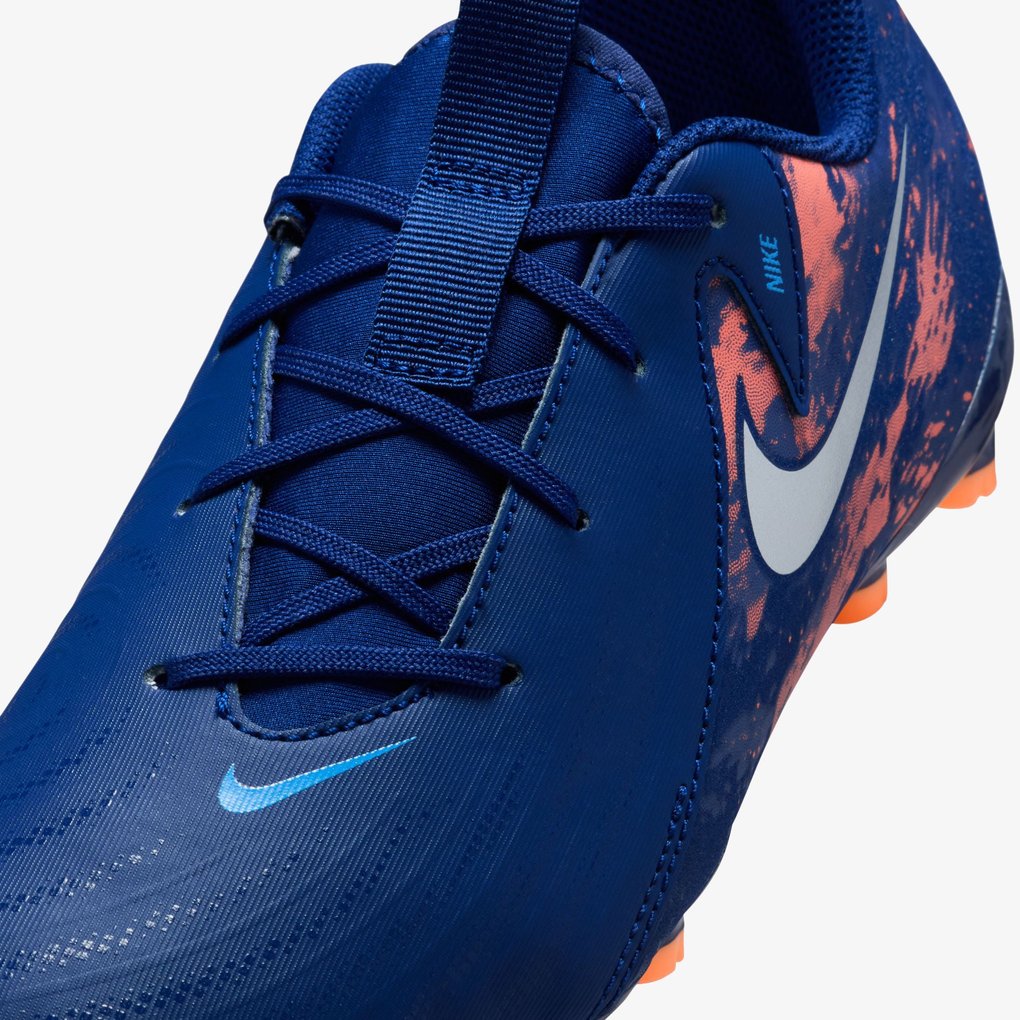 Nike Phantom GX 2 Academy Erling Haaland Çocuk Lacivert Çim Saha Kramponu