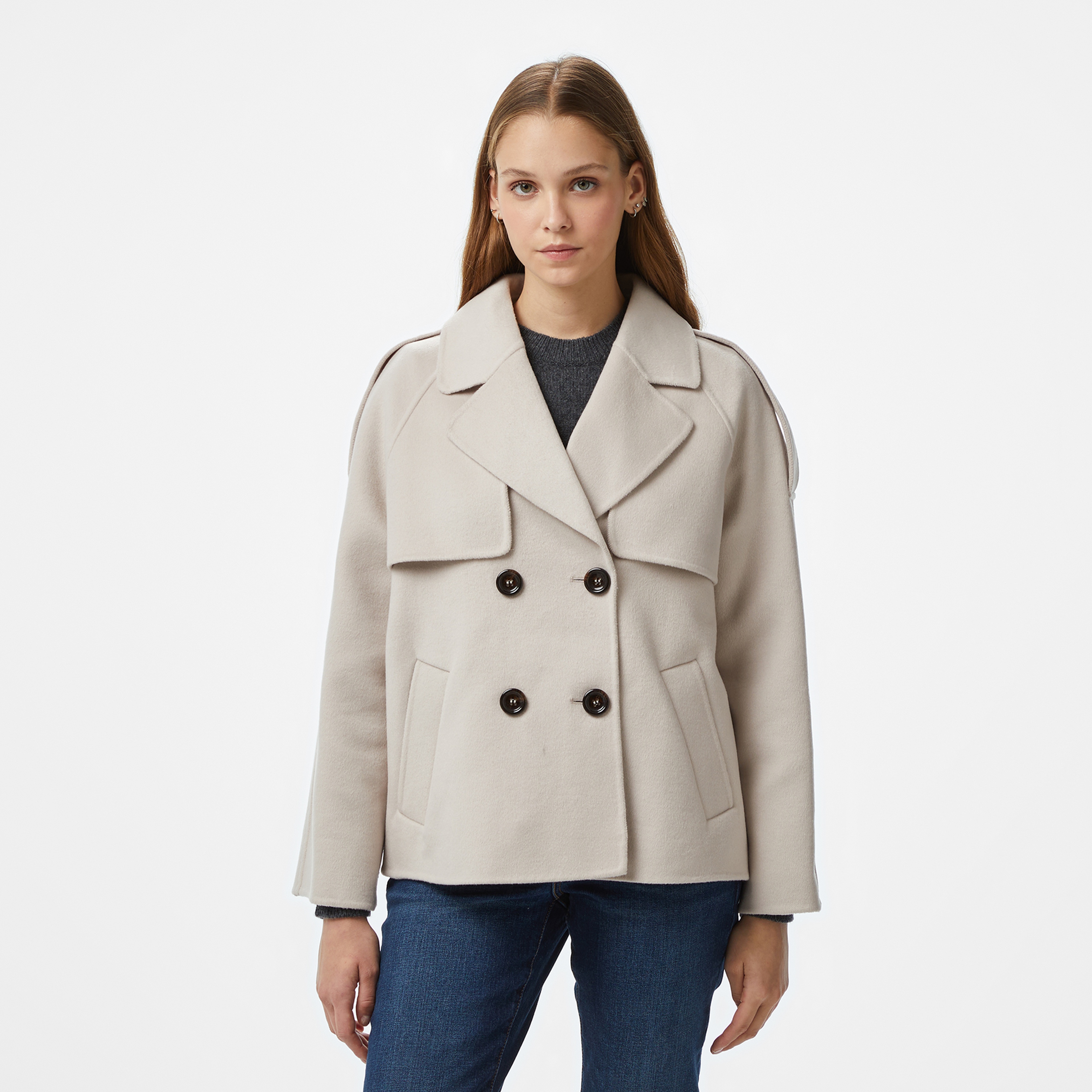 Liu Jo Kadın Gri Mont