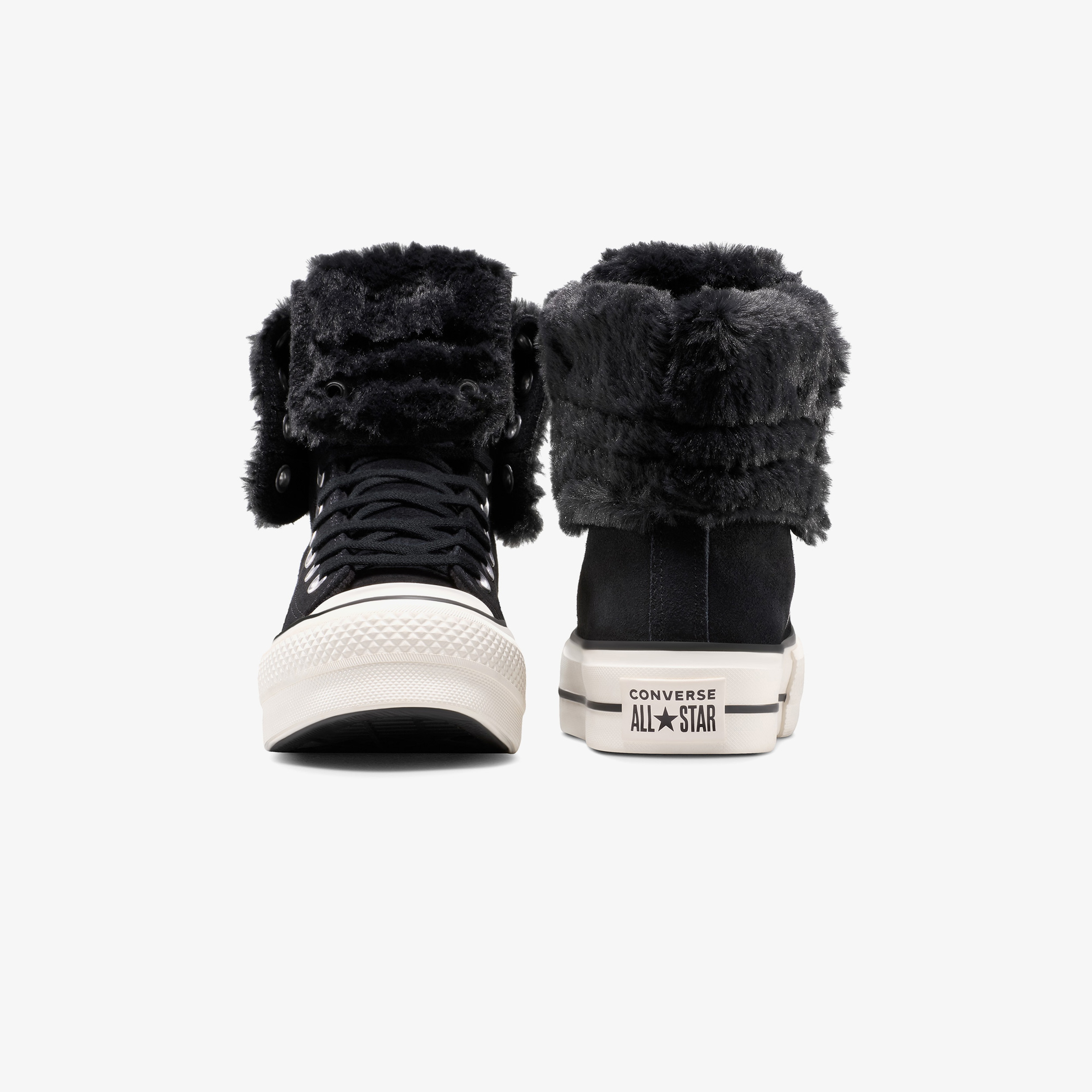 Converse Chuck Taylor All Star Fold Over Lift Siyah Kadın Sneaker