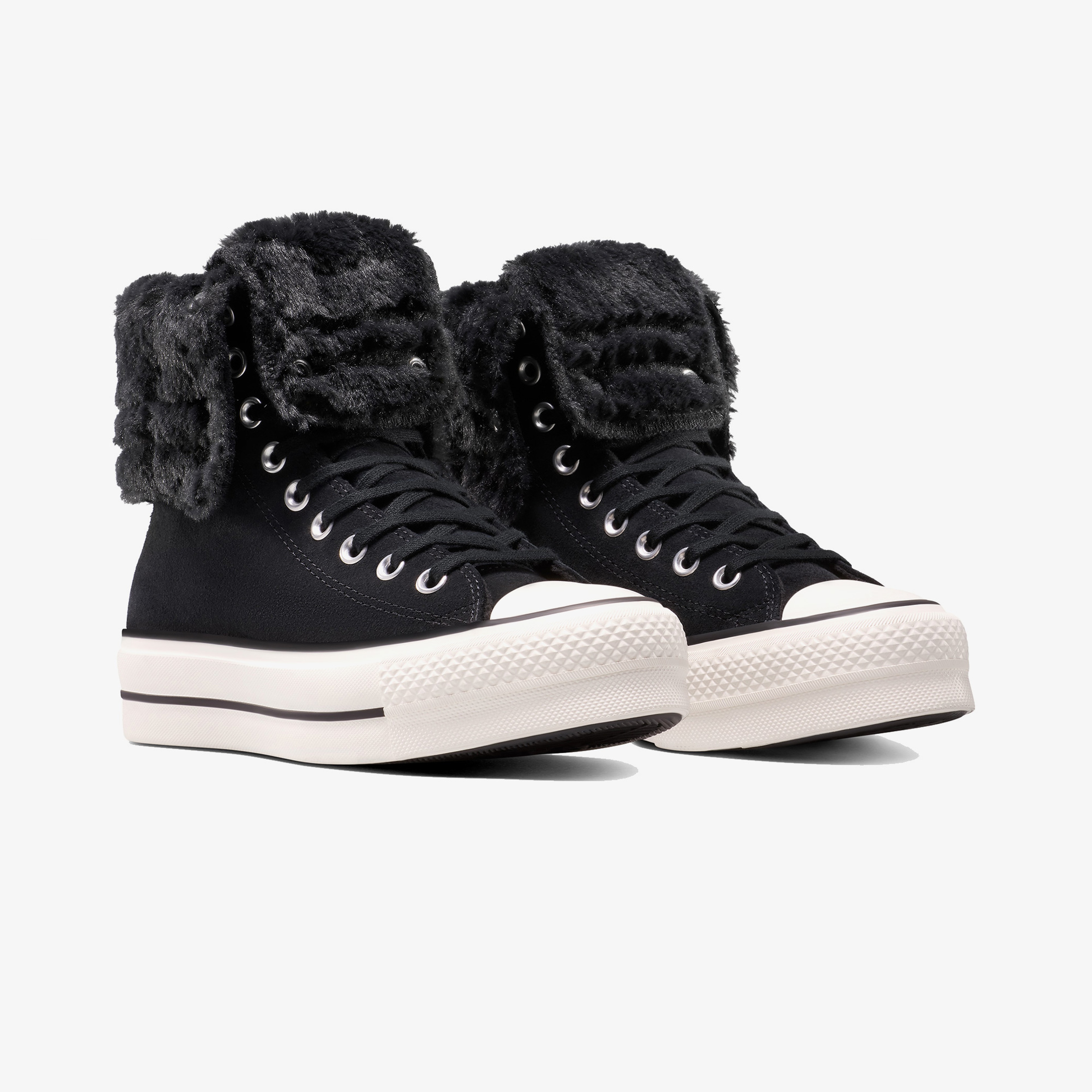 Converse Chuck Taylor All Star Fold Over Lift Siyah Kadın Sneaker