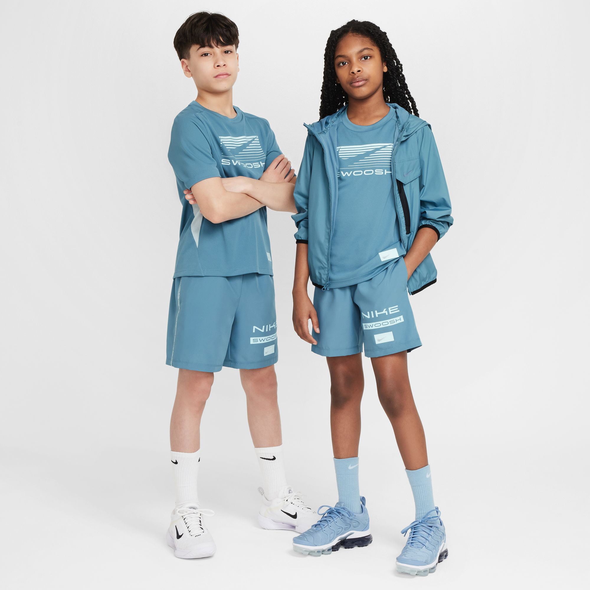 Nike Multi Çocuk Mavi Antrenman Şortu