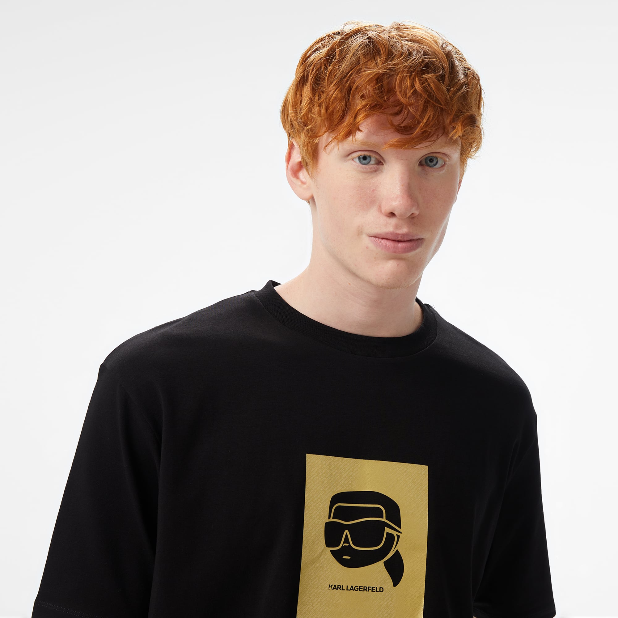 Karl Lagerfeld Erkek Siyah T-Shirt