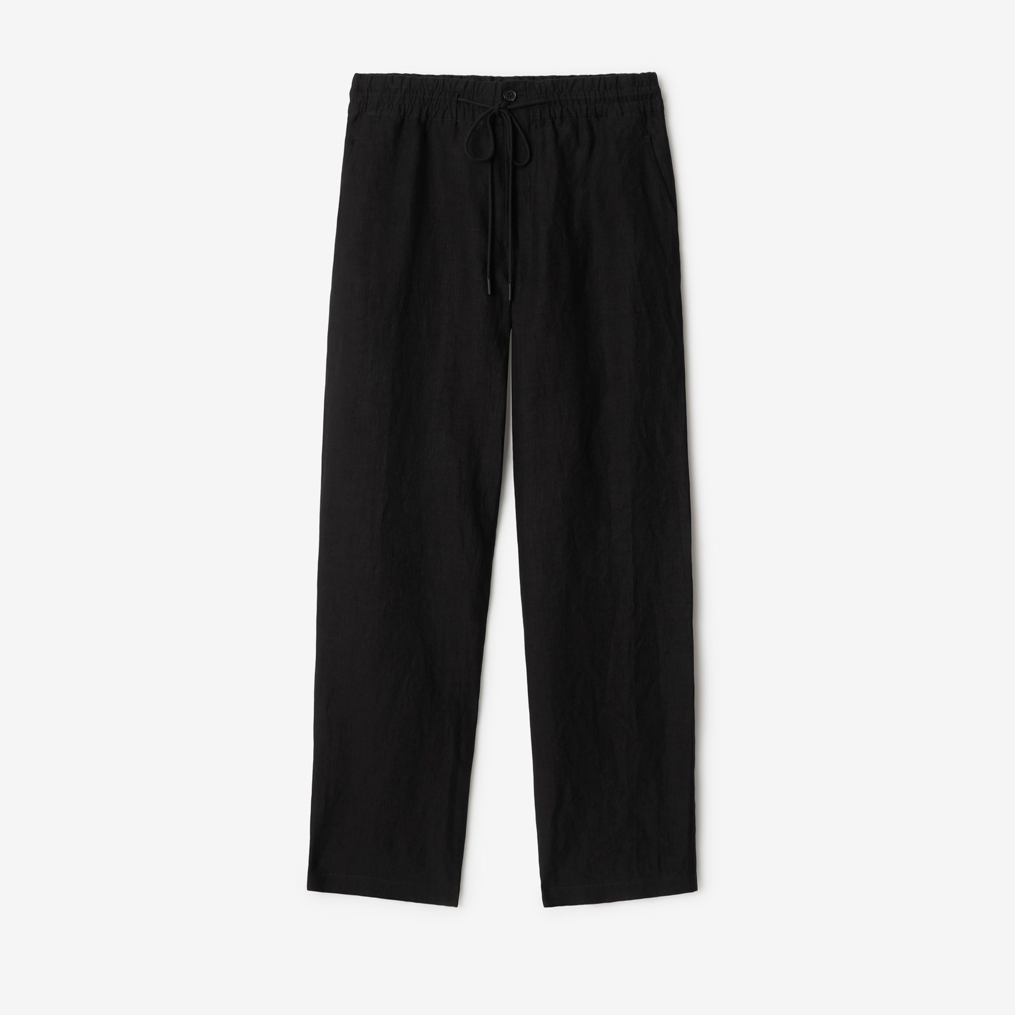 Burberry Cie Erkek Siyah Pantolon