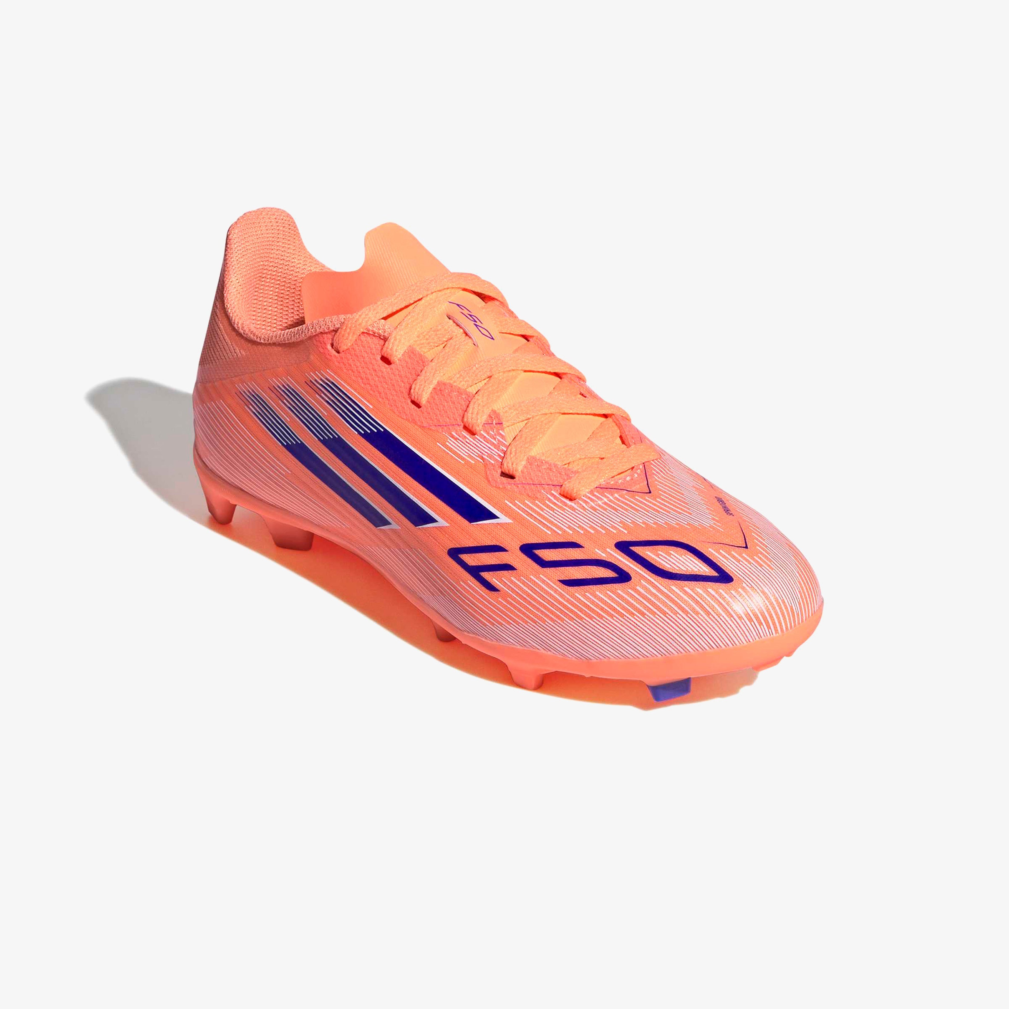 adidas F50 League Firm-Multi Ground Çocuk Turuncu Çim Saha Kramponu