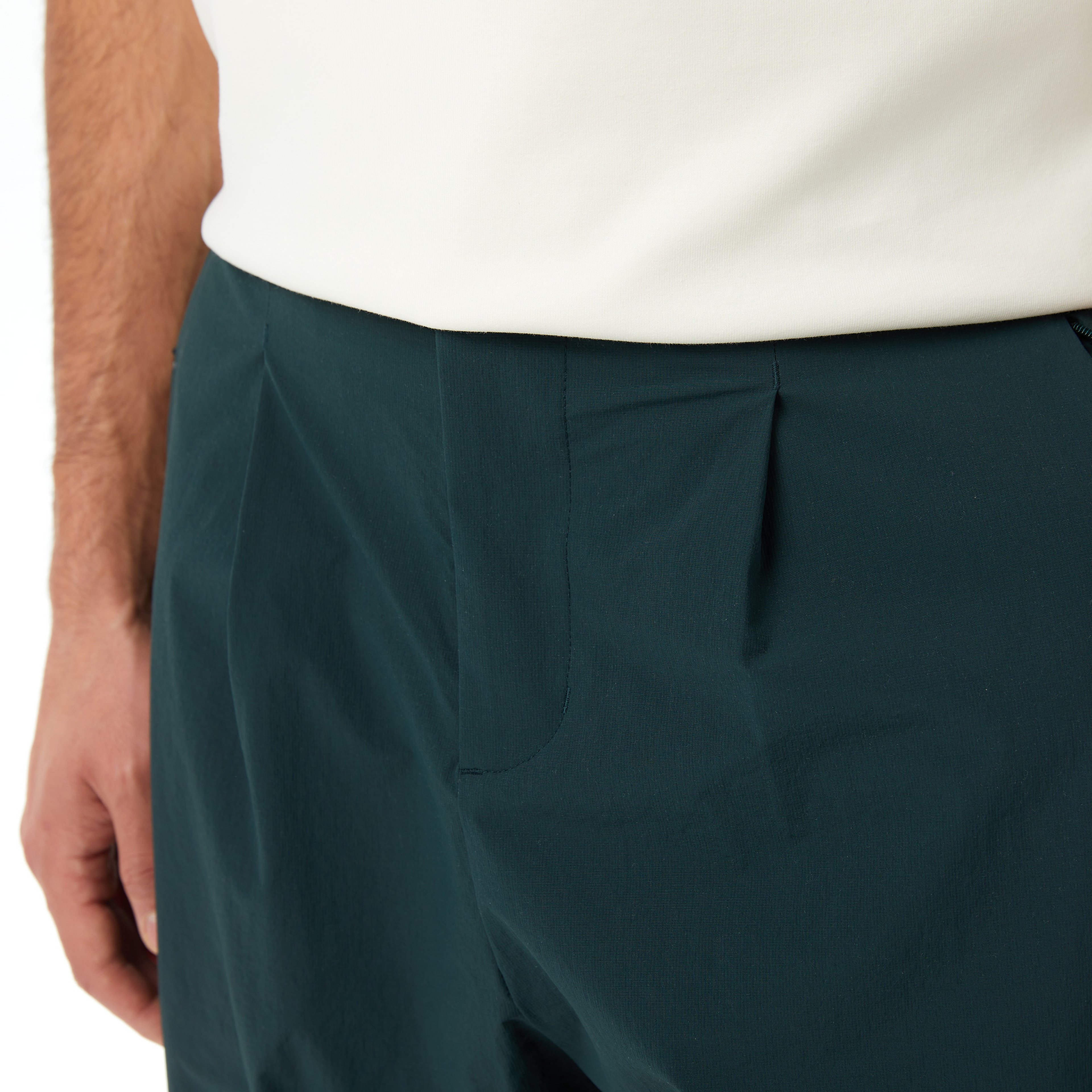 Lacoste x House of SuperStep Slim Fit Erkek Yeşil Pantolon