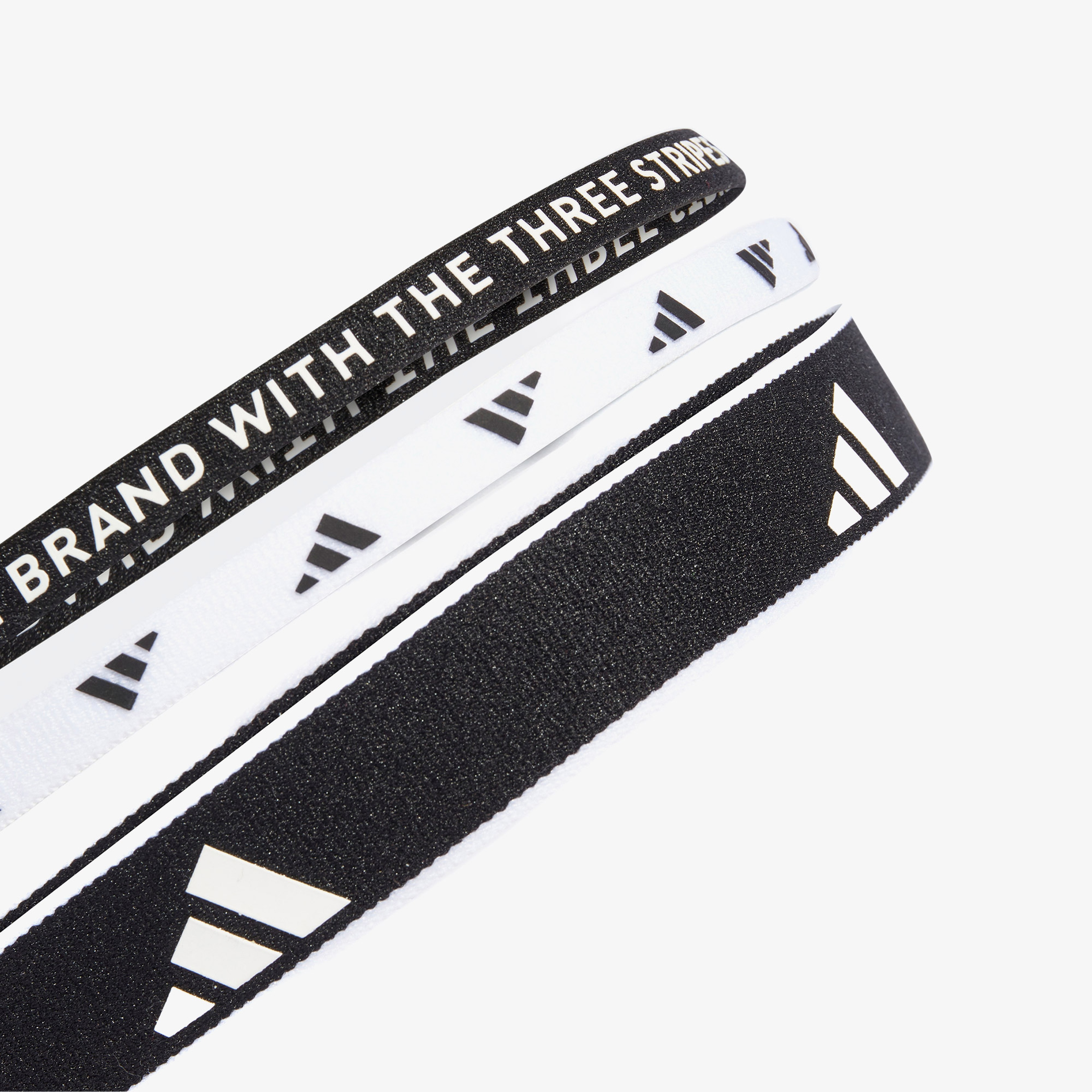 adidas Multiple Width 3lü Unisex Siyah Saç Bandı
