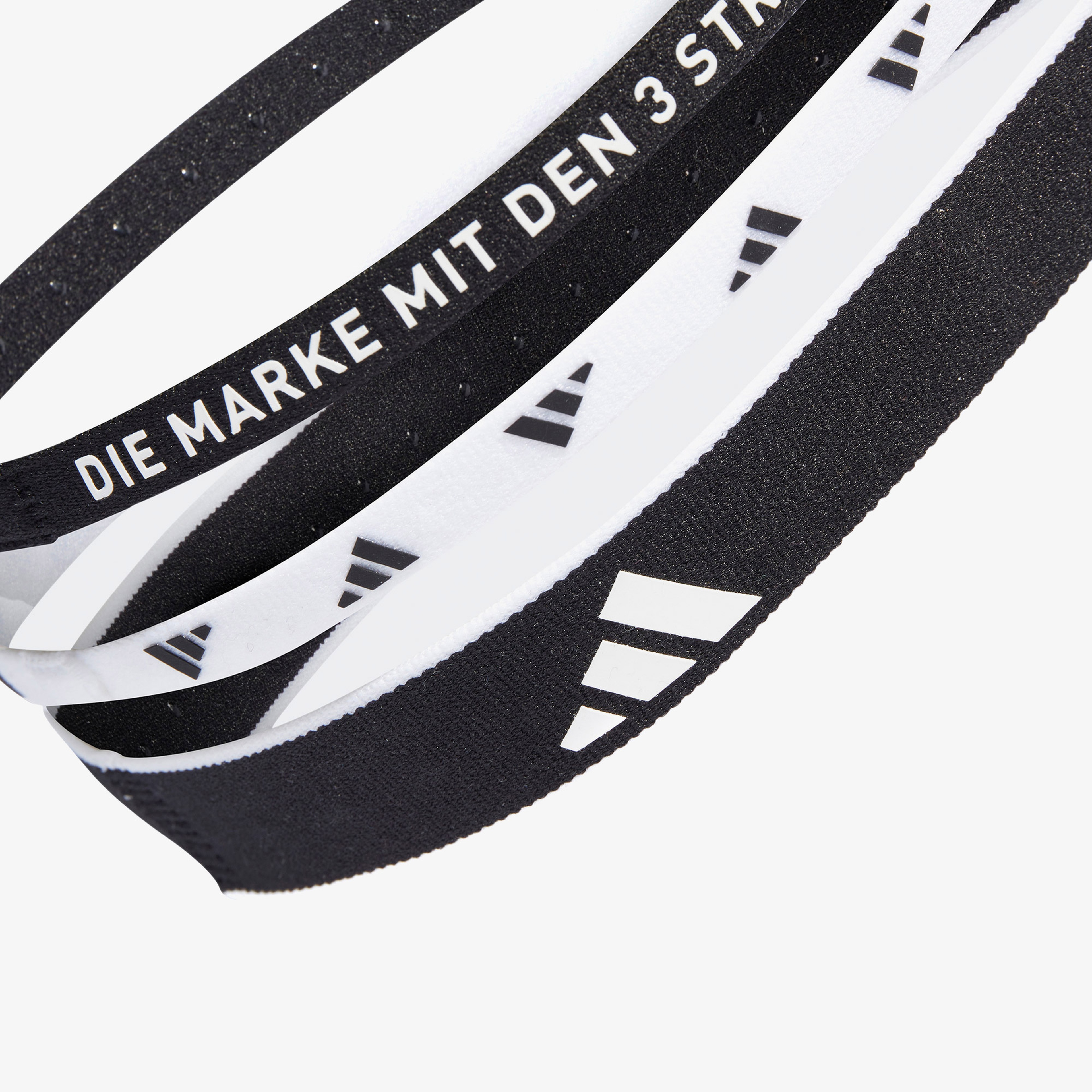 adidas Multiple Width 3lü Unisex Siyah Saç Bandı