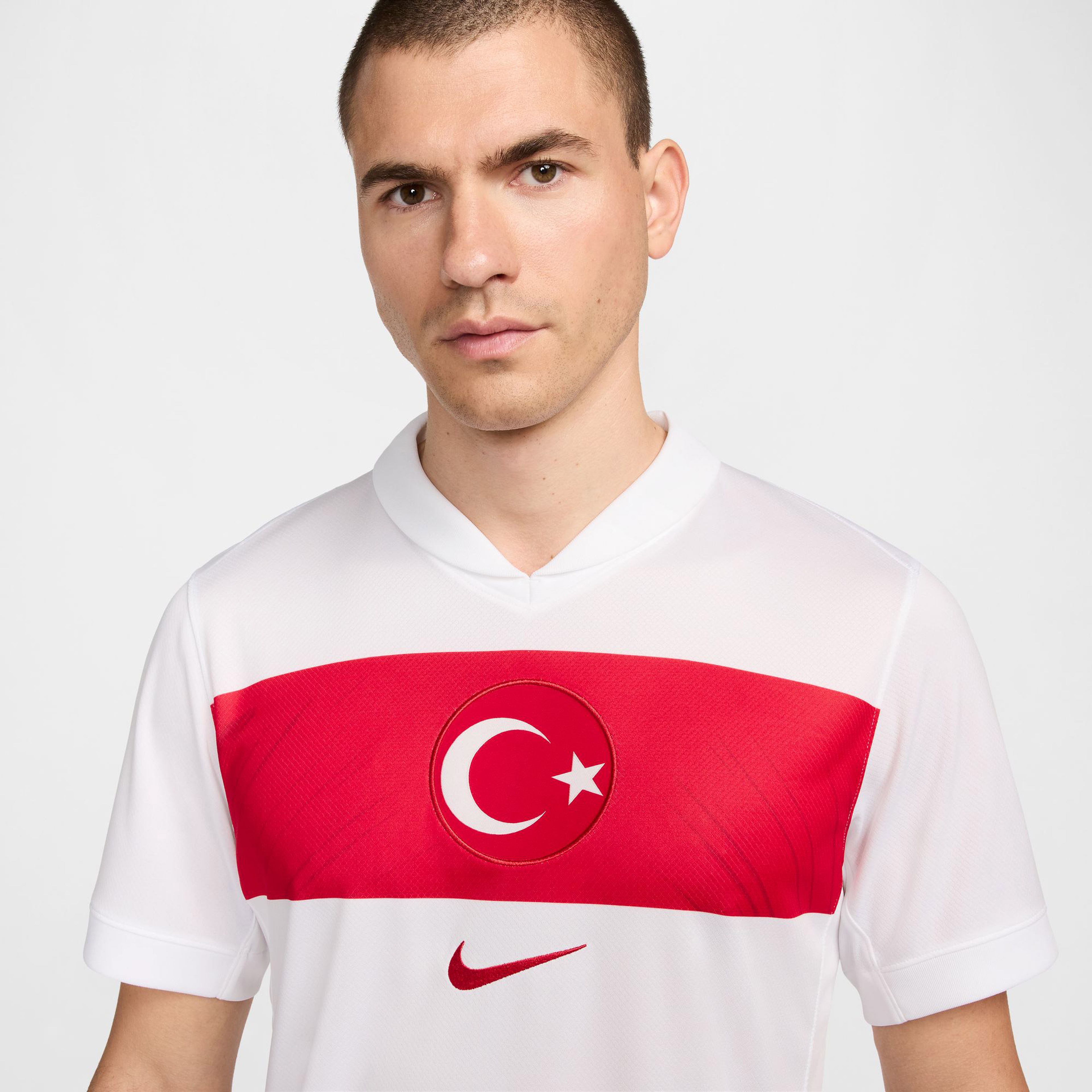Nike Türkiye Milli Takım 2024/25 Erkek Beyaz Futbol İç Saha Forması