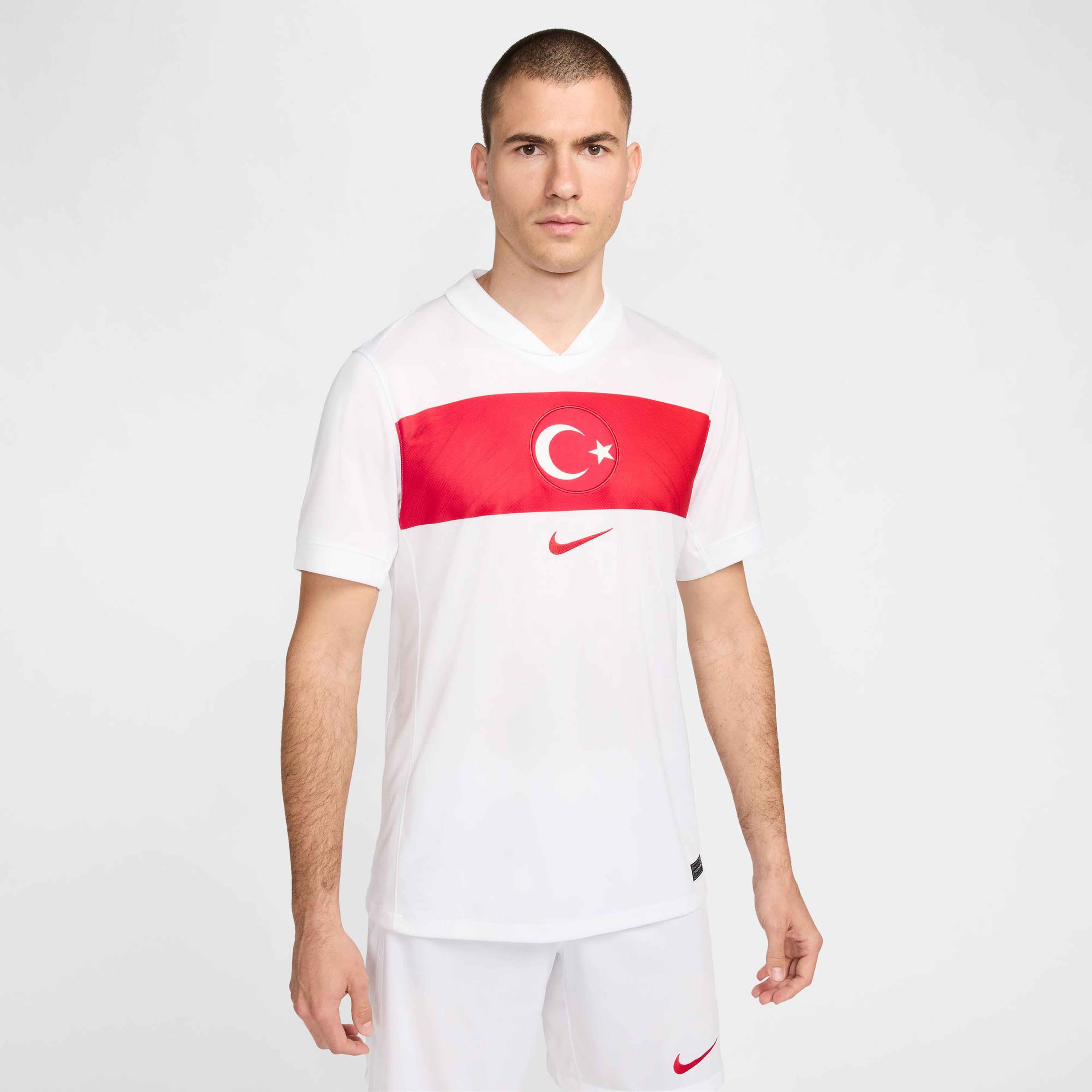 Nike Türkiye Milli Takım 2024/25 Erkek Beyaz Futbol İç Saha Forması