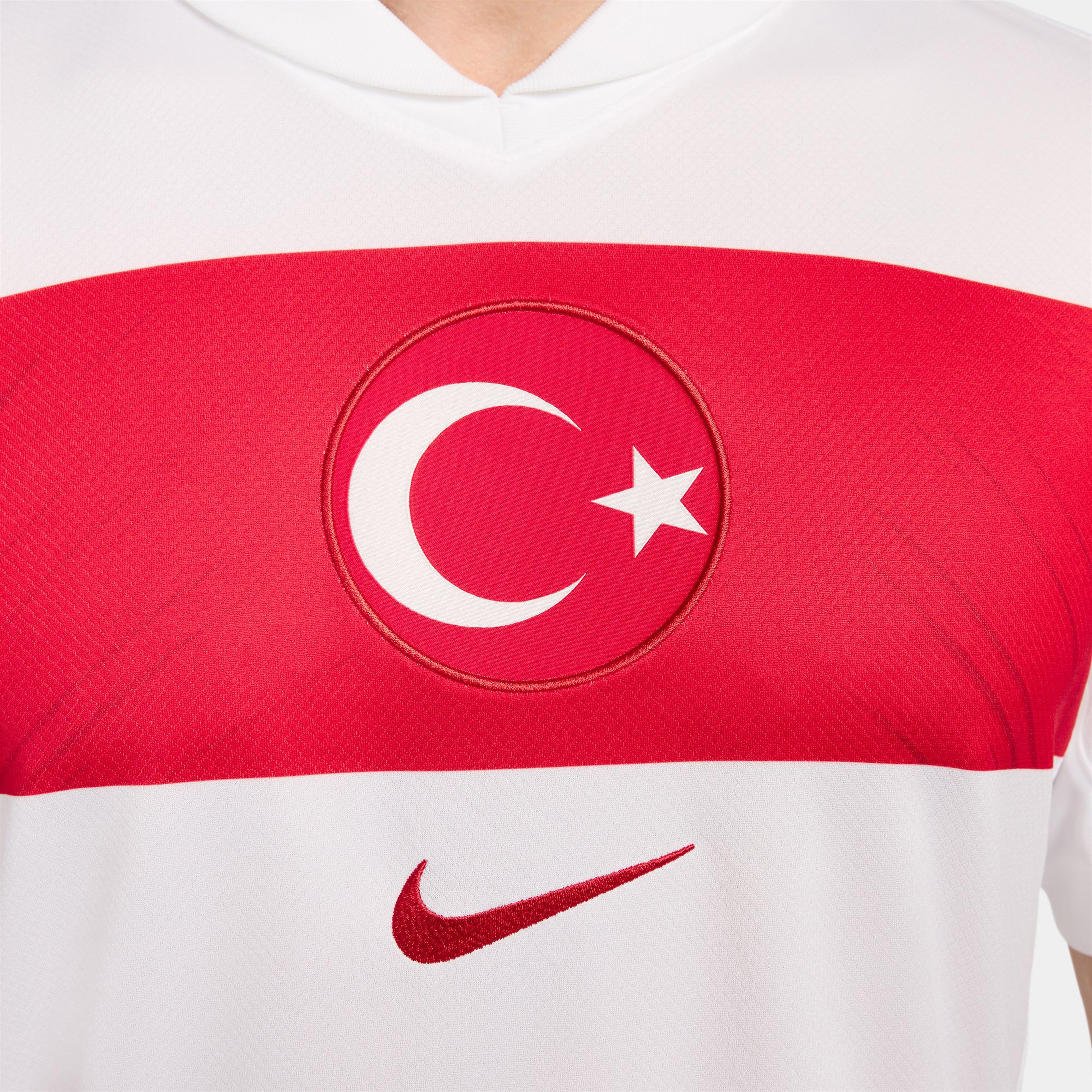 Nike Türkiye Milli Takım 2024/25 Erkek Beyaz Futbol İç Saha Forması