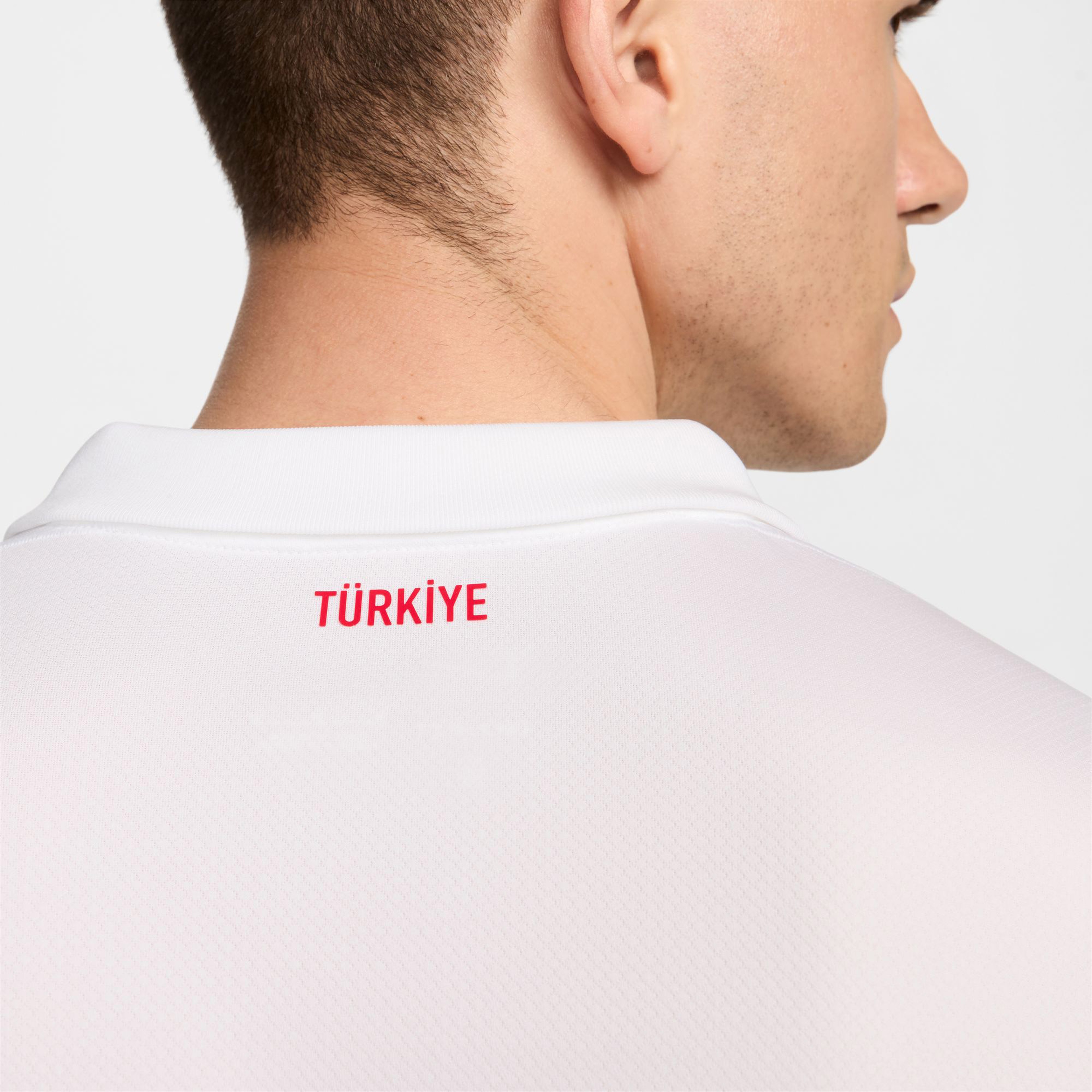 Nike Türkiye Milli Takım 2024/25 Erkek Beyaz Futbol İç Saha Forması