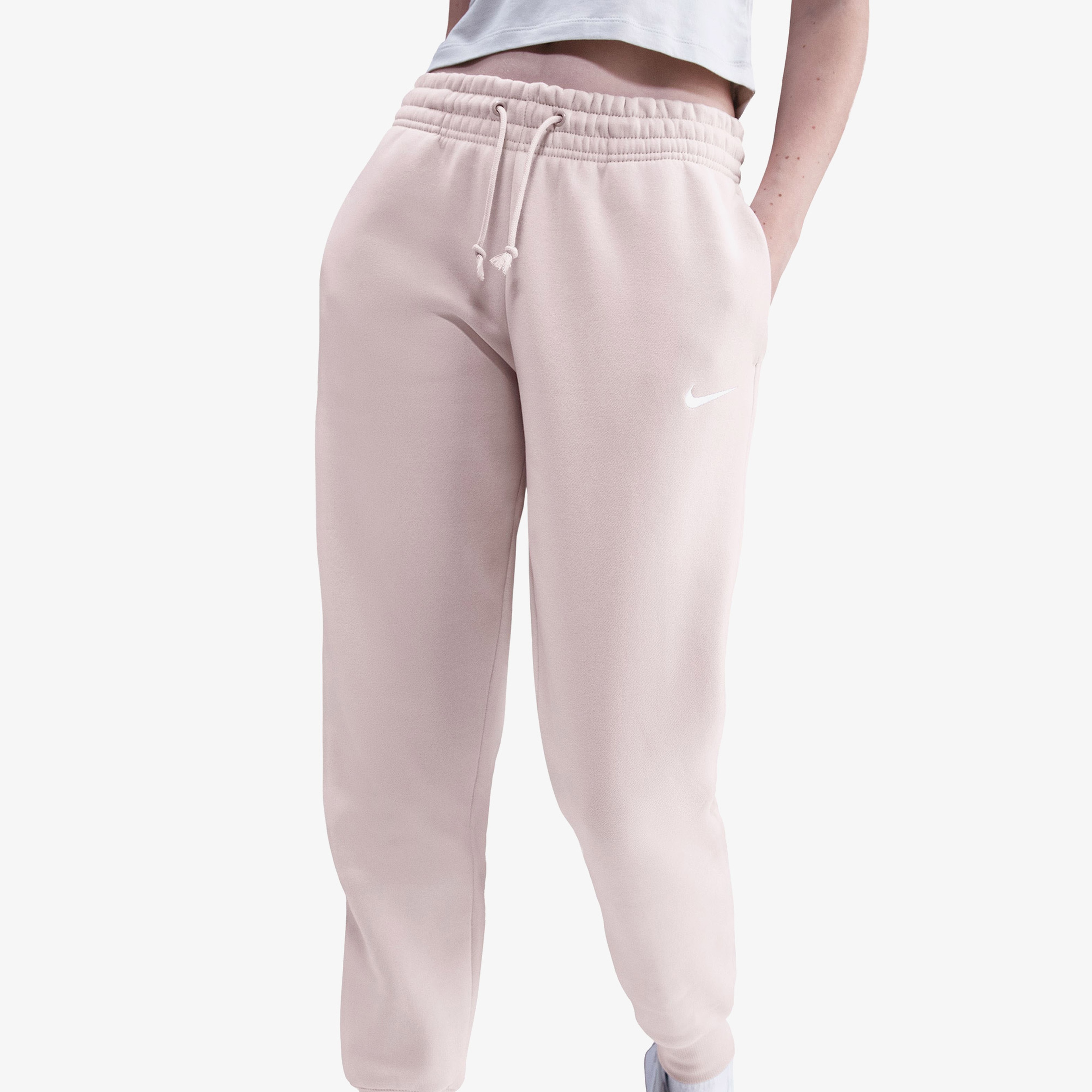 Nike Sportswear Phoenix Fleece Kadın Pembe Eşofman Altı