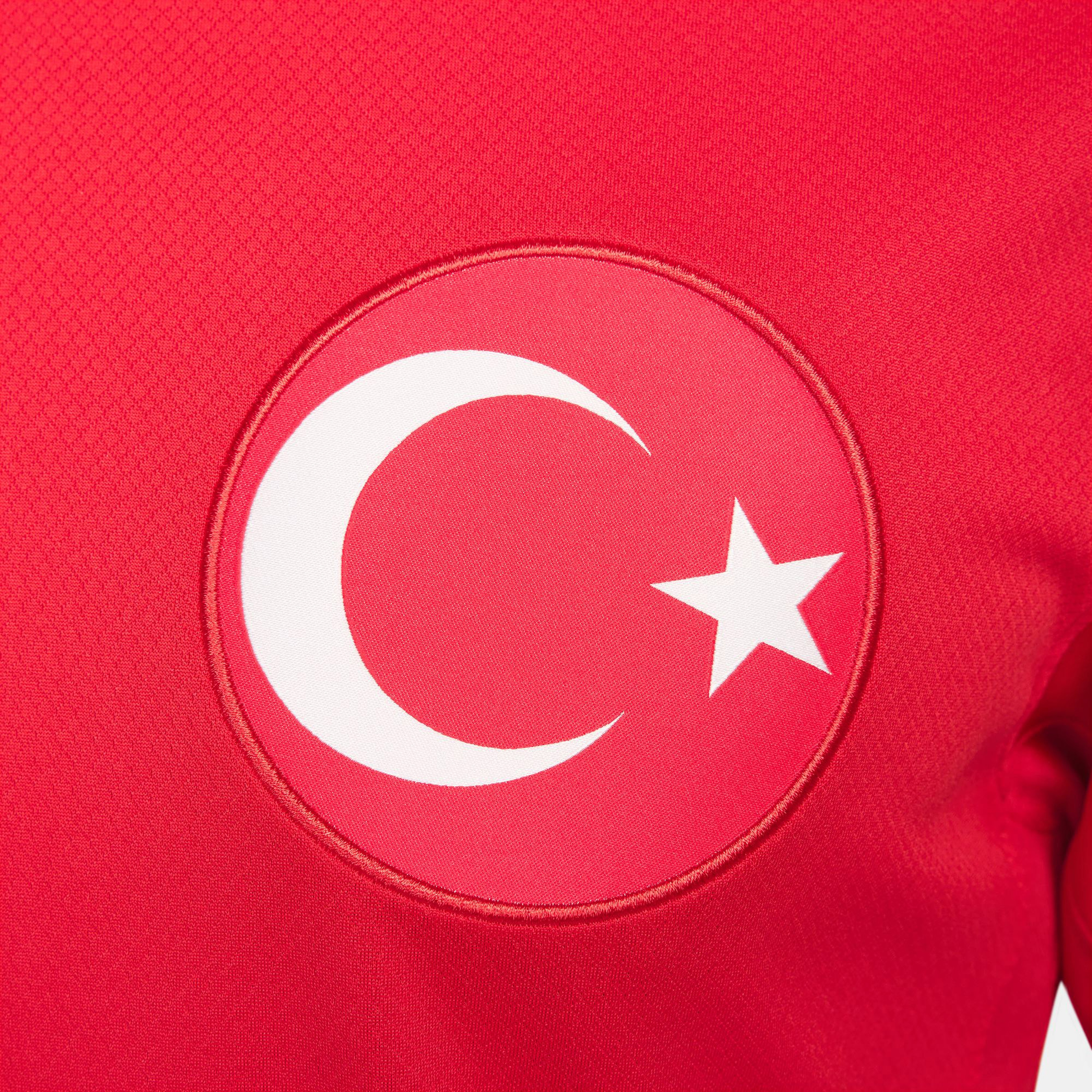 Nike Türkiye Milli Takım 2024/25 Erkek Kırmızı Futbol Deplasman Forması