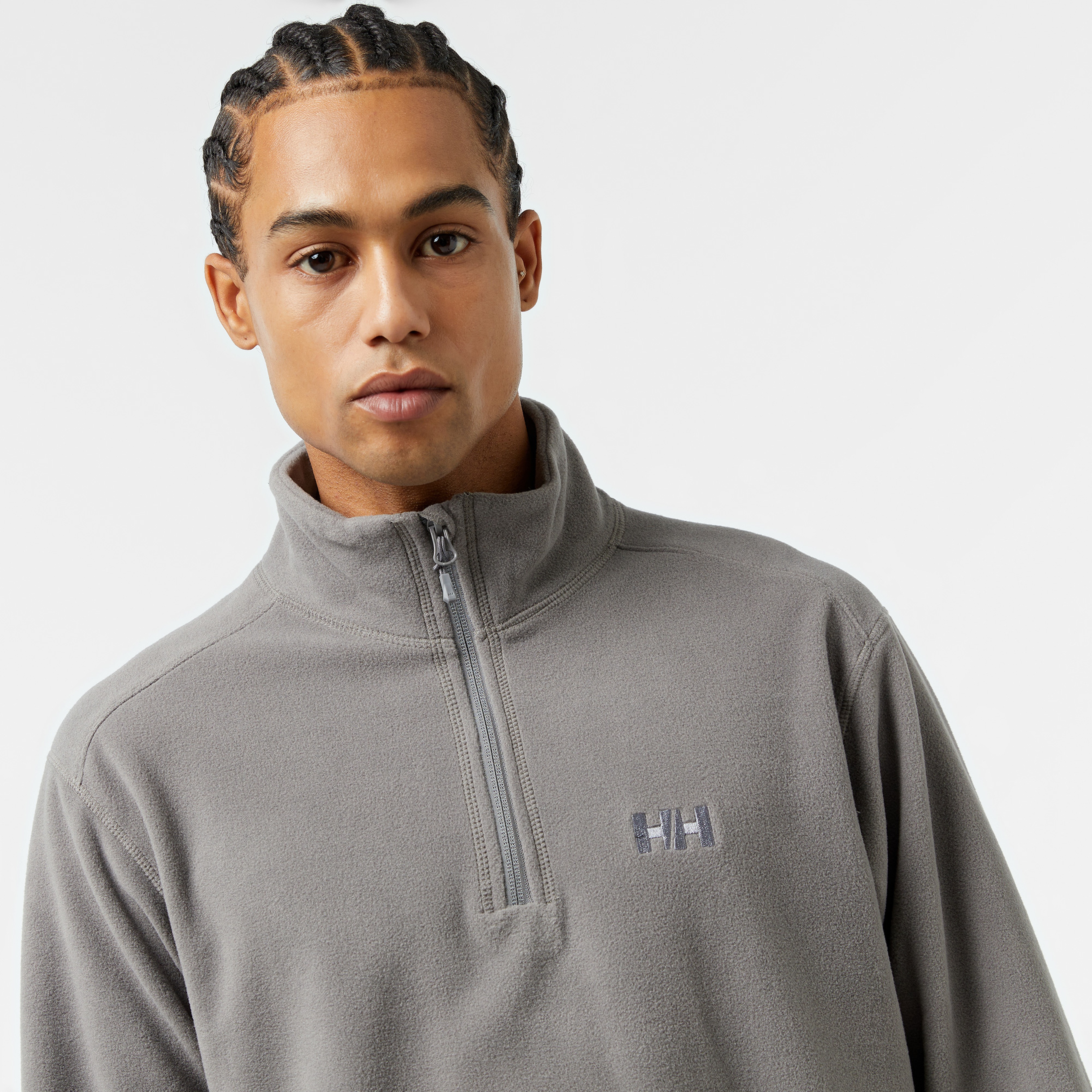 Helly Hansen Mount Fleece Erkek Gri Outdoor Sweatshirt