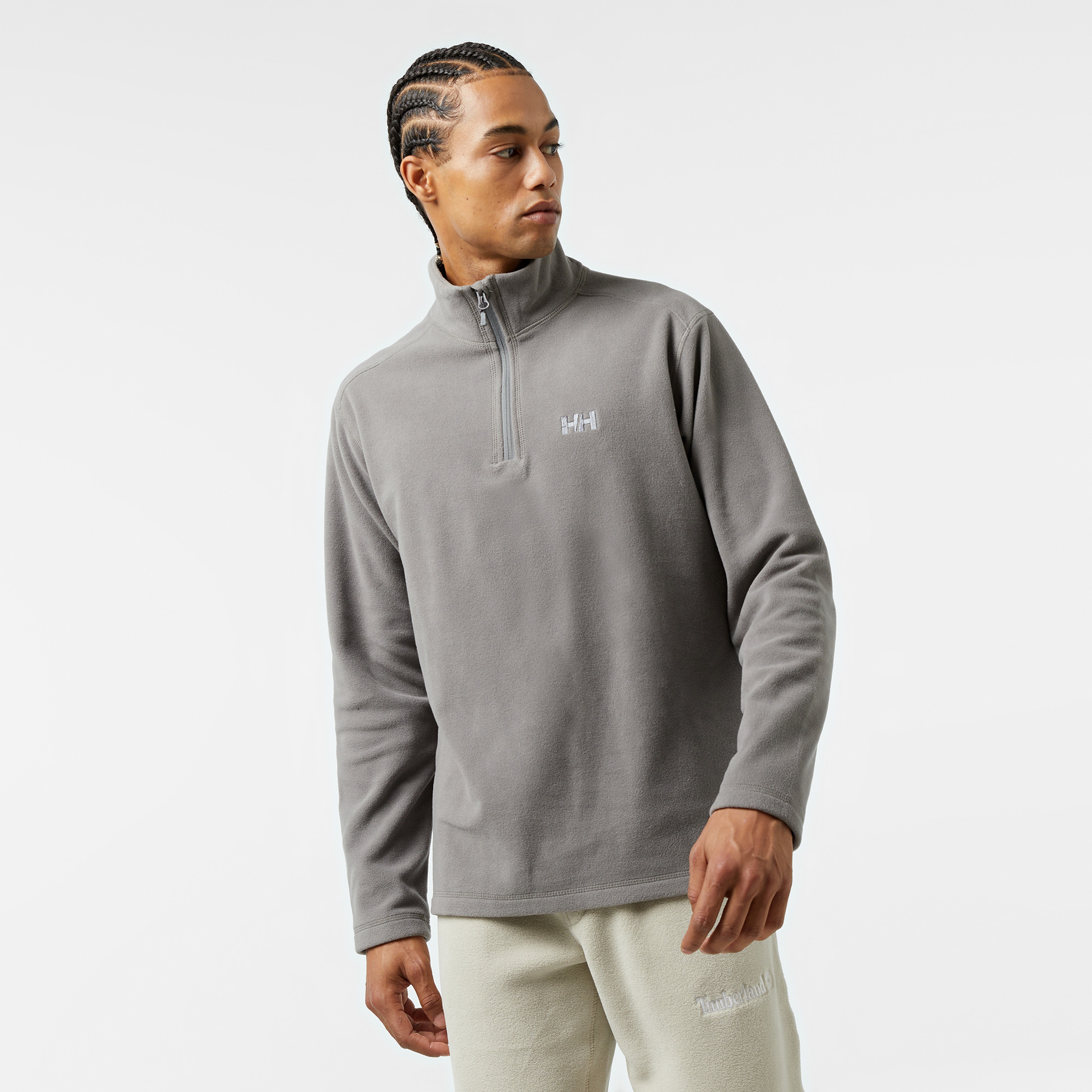 Helly Hansen Mount Fleece Erkek Gri Outdoor Sweatshirt