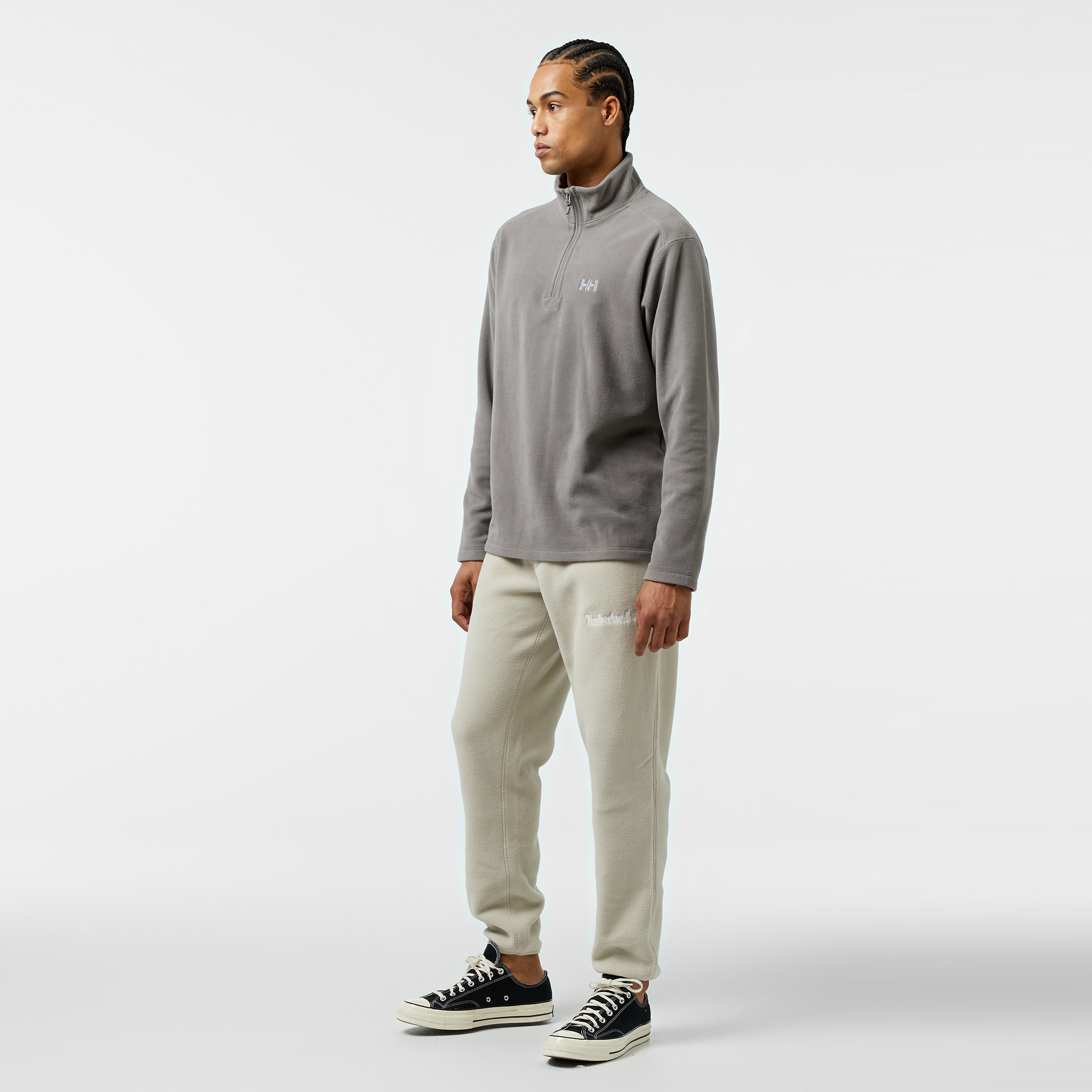 Helly Hansen Mount Fleece Erkek Gri Outdoor Sweatshirt