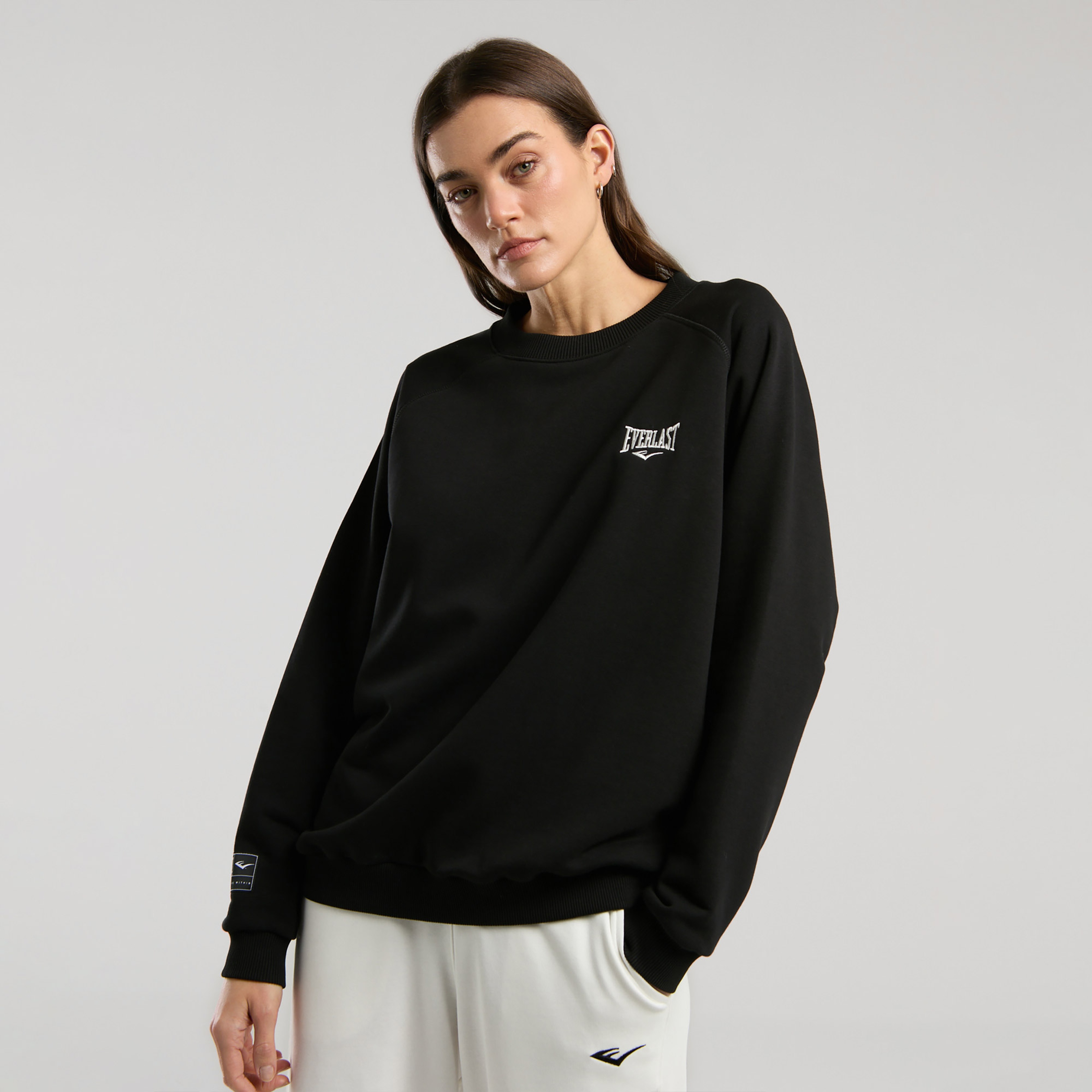 Everlast Ever Essentials Kadın Siyah Sweatshirt