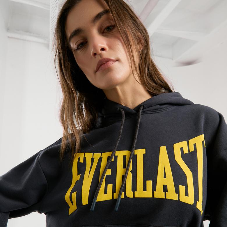 Everlast Ever Classics Wmn Kadın Gri Kapüşonlu Sweatshirt
