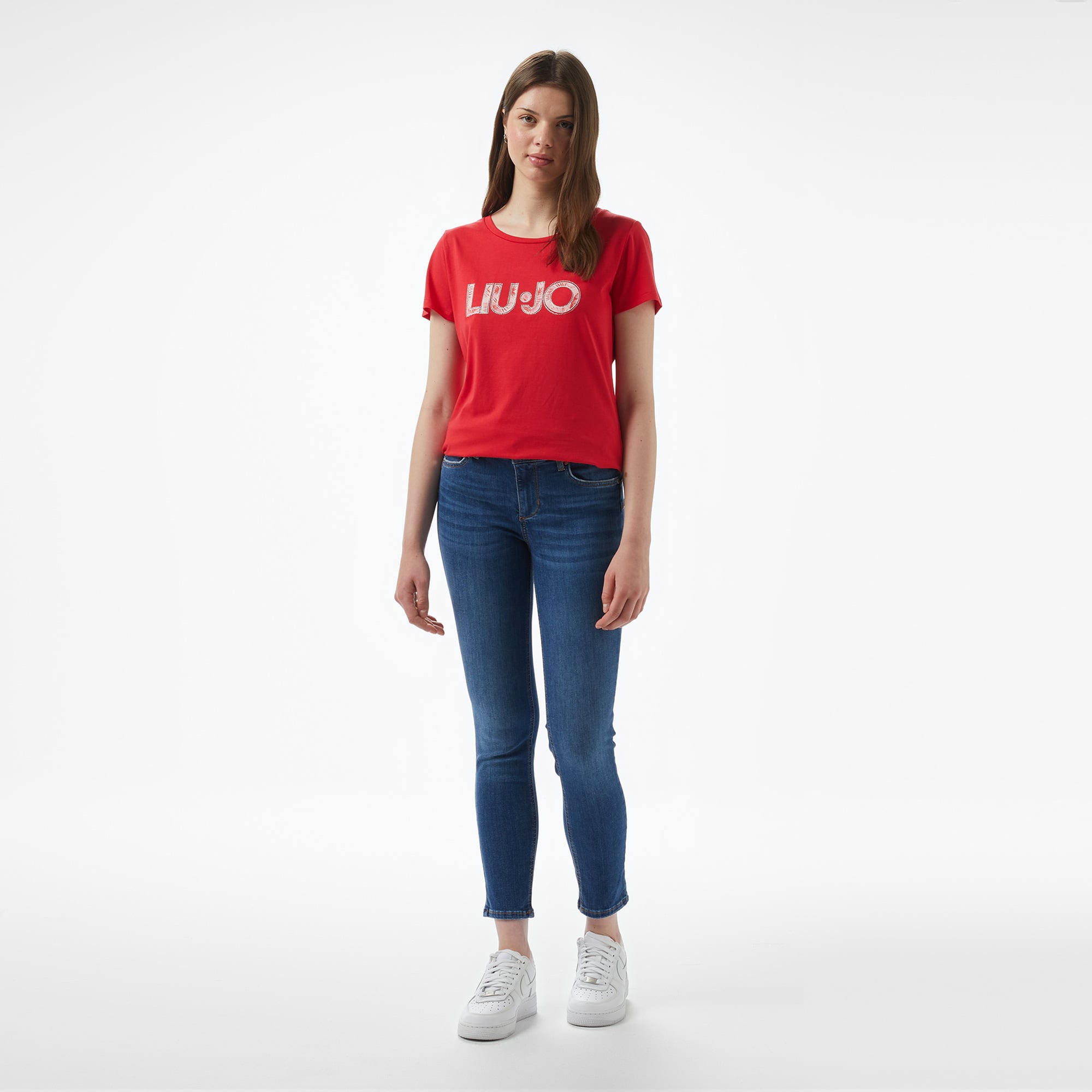 Liu Jo Kadın Pembe T-Shirt