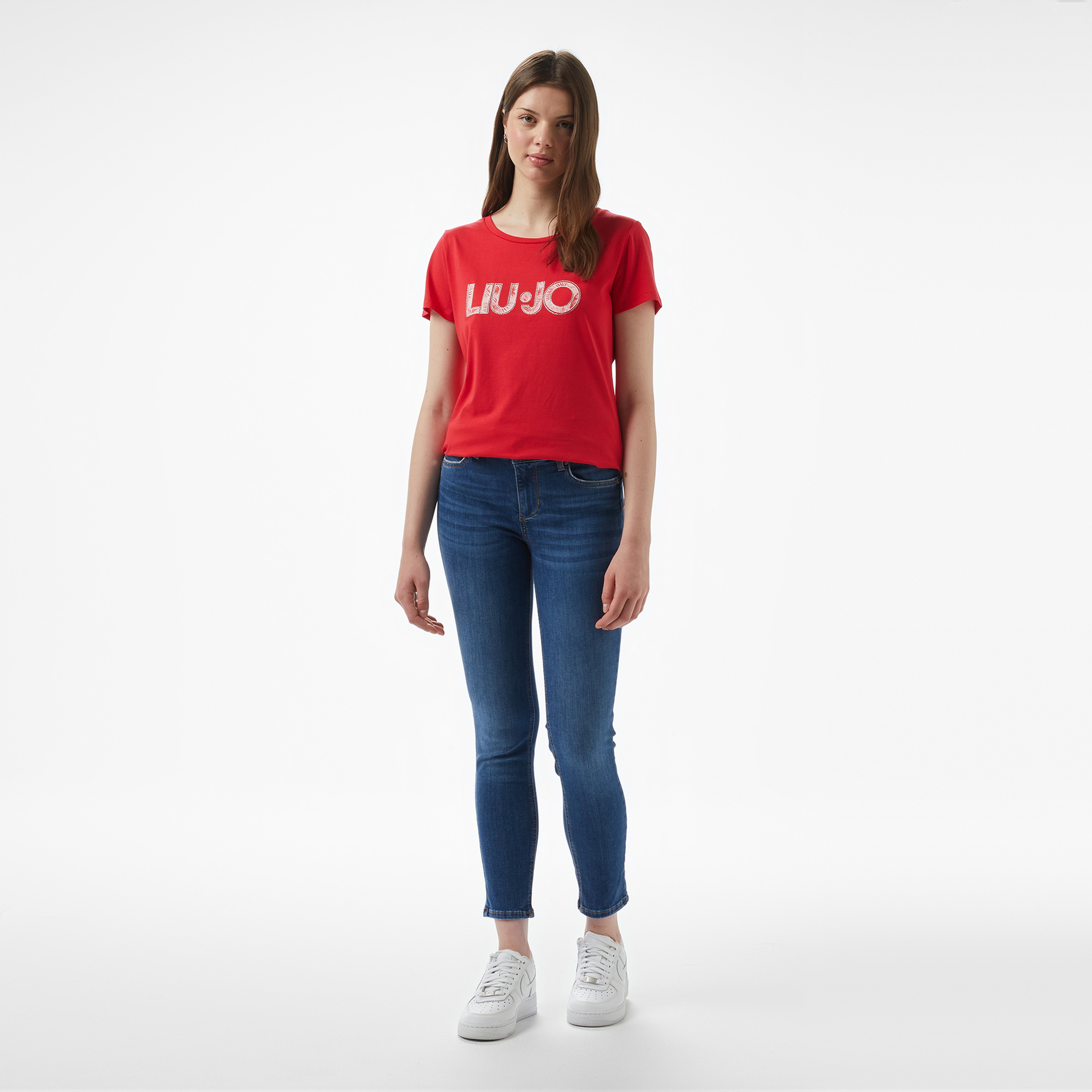 Liu Jo Kadın Pembe T-Shirt