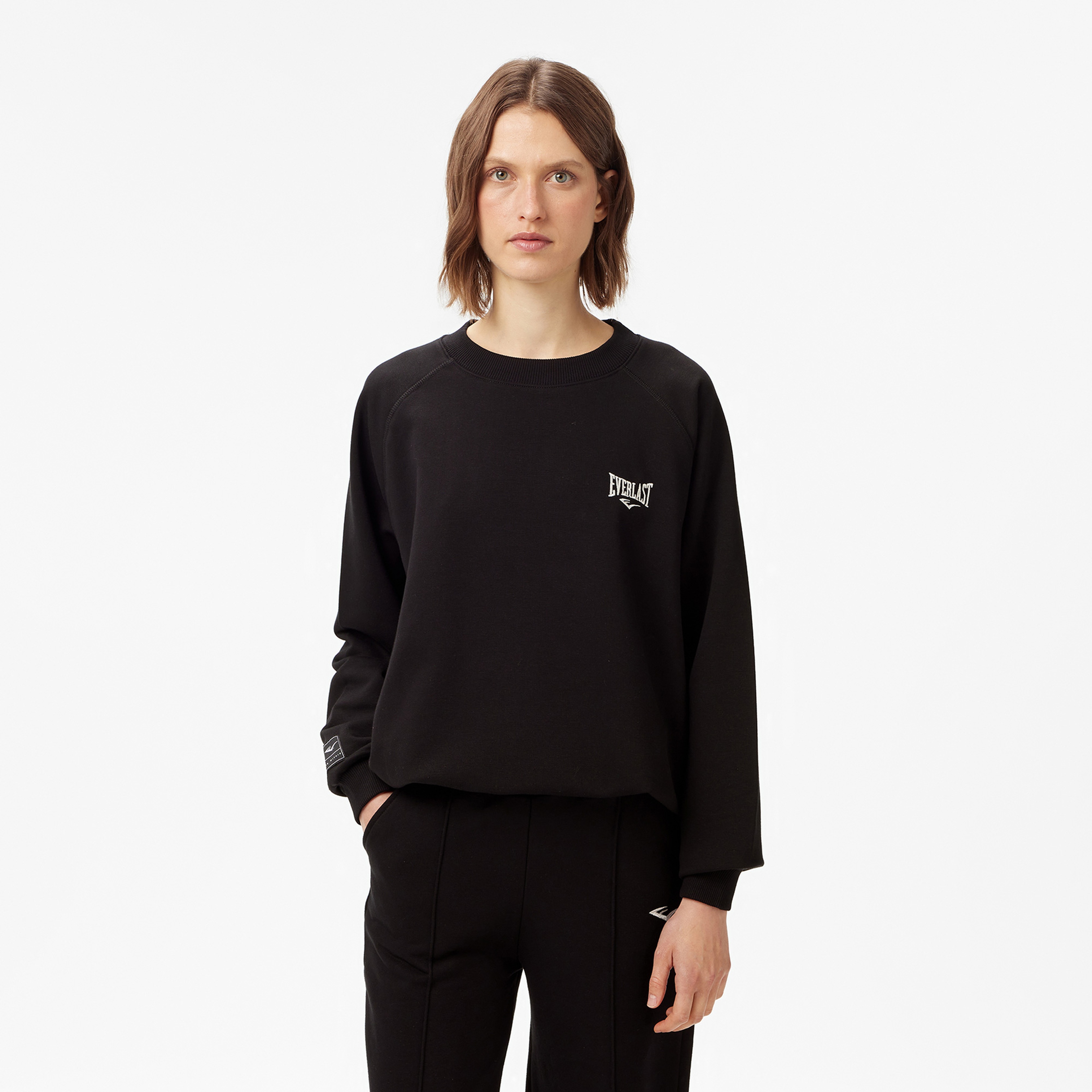 Everlast Ever Essentials Kadın Siyah Sweatshirt