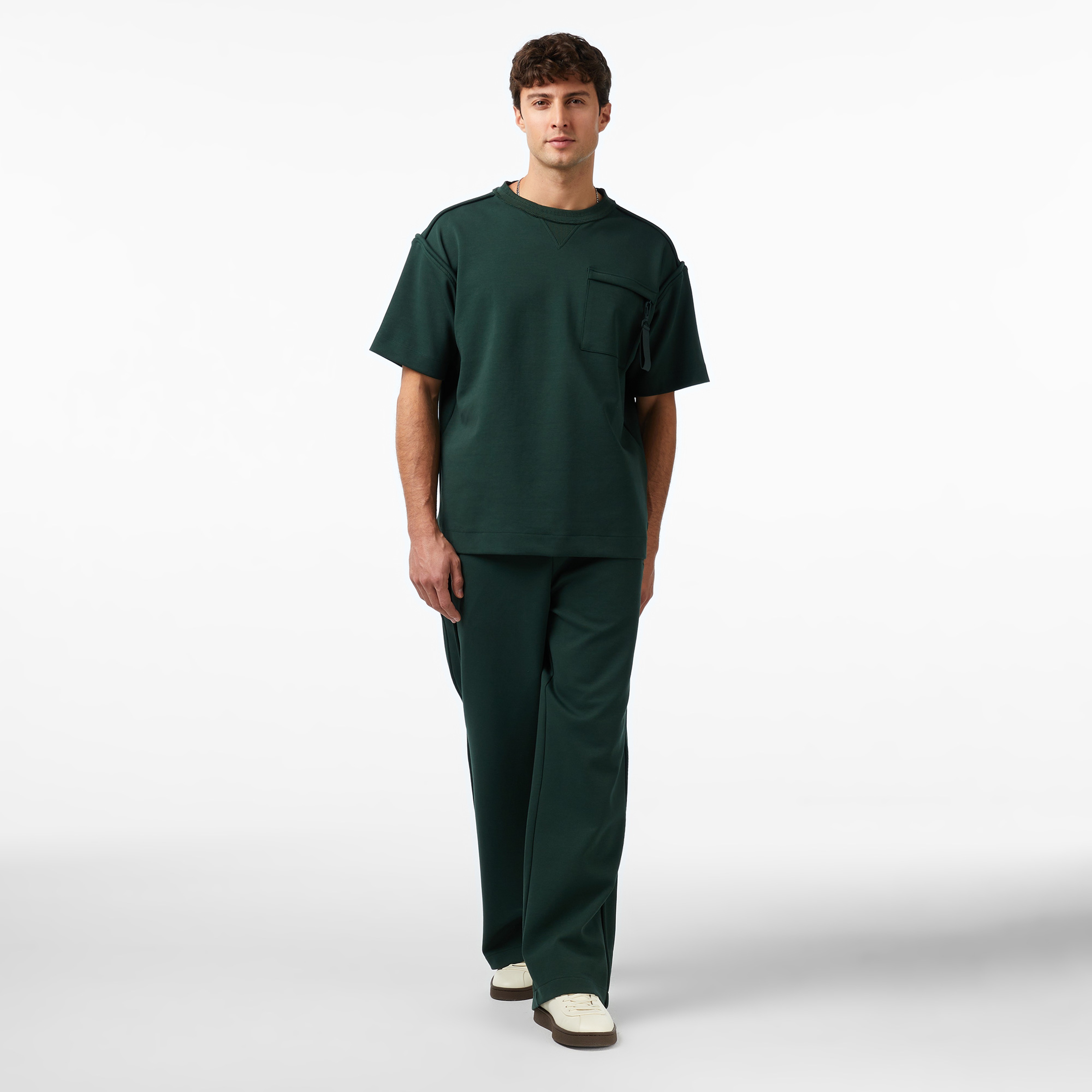 Lacoste x House of SuperStep Relaxed Fit Erkek Yeşil Eşofman Altı