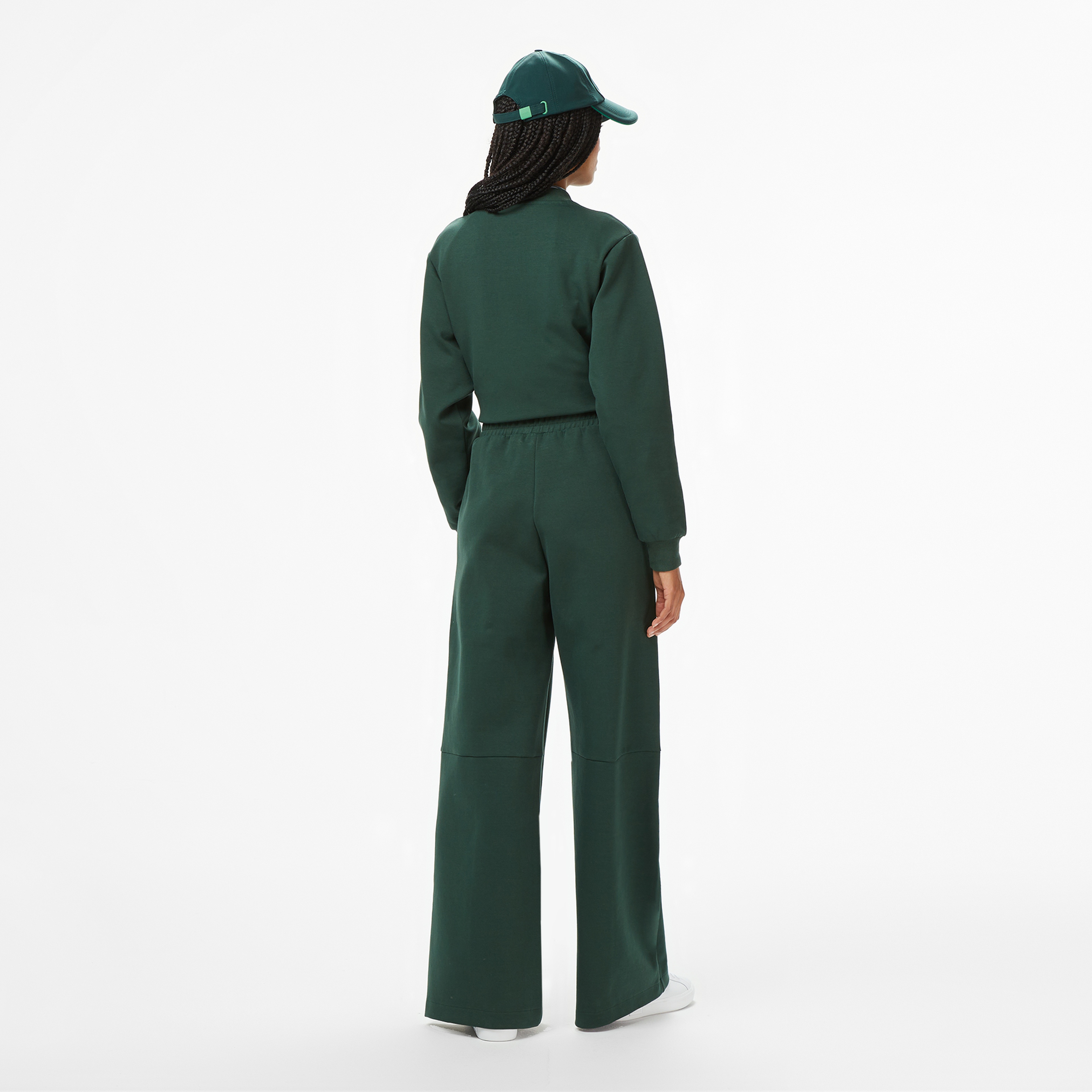 Lacoste x House of SuperStep Relaxed Fit Kadın Yeşil Eşofman Altı