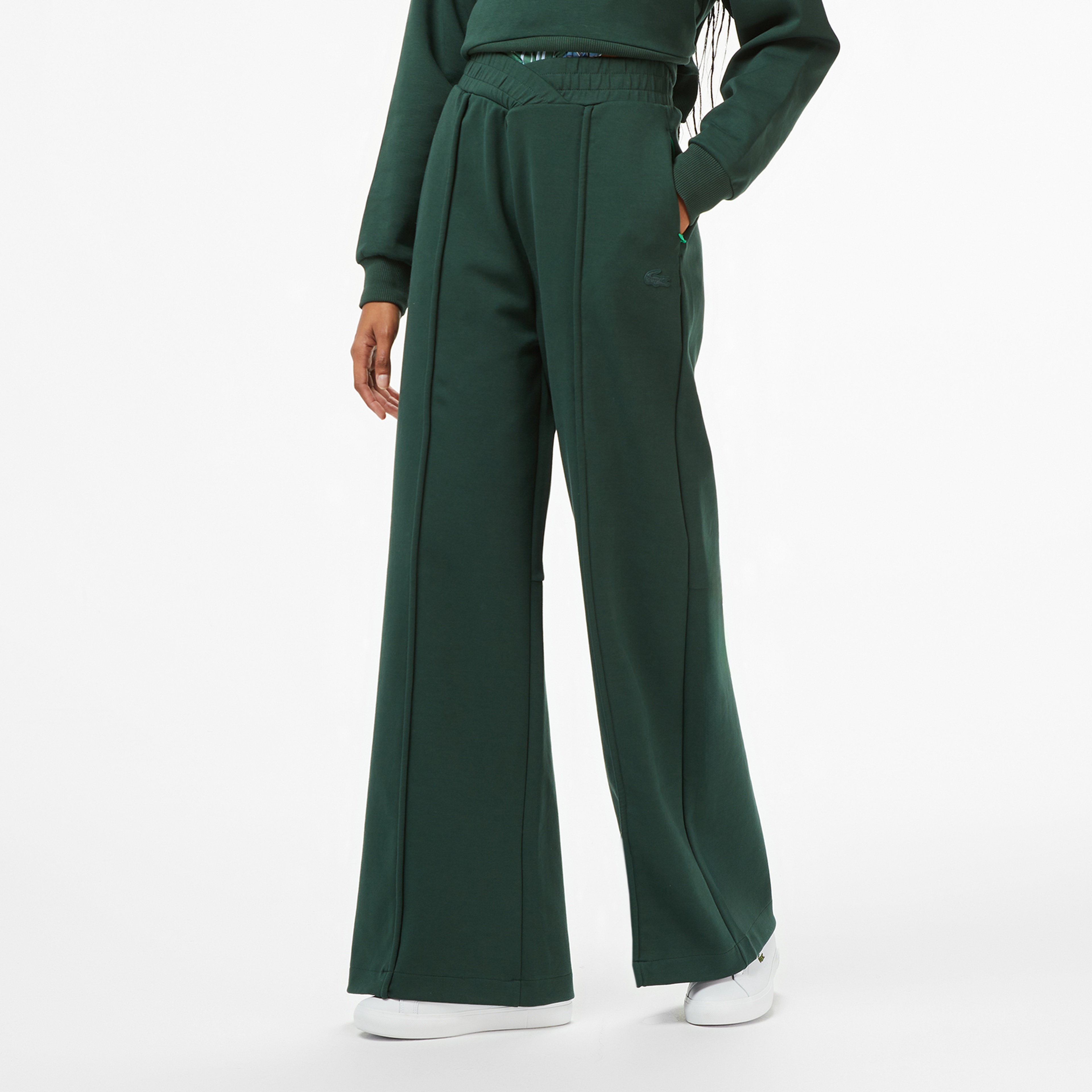 Lacoste x House of SuperStep Relaxed Fit Kadın Yeşil Eşofman Altı