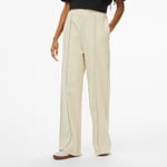 Lacoste x House of SuperStep Relaxed Fit Kadın Bej Eşofman Altı