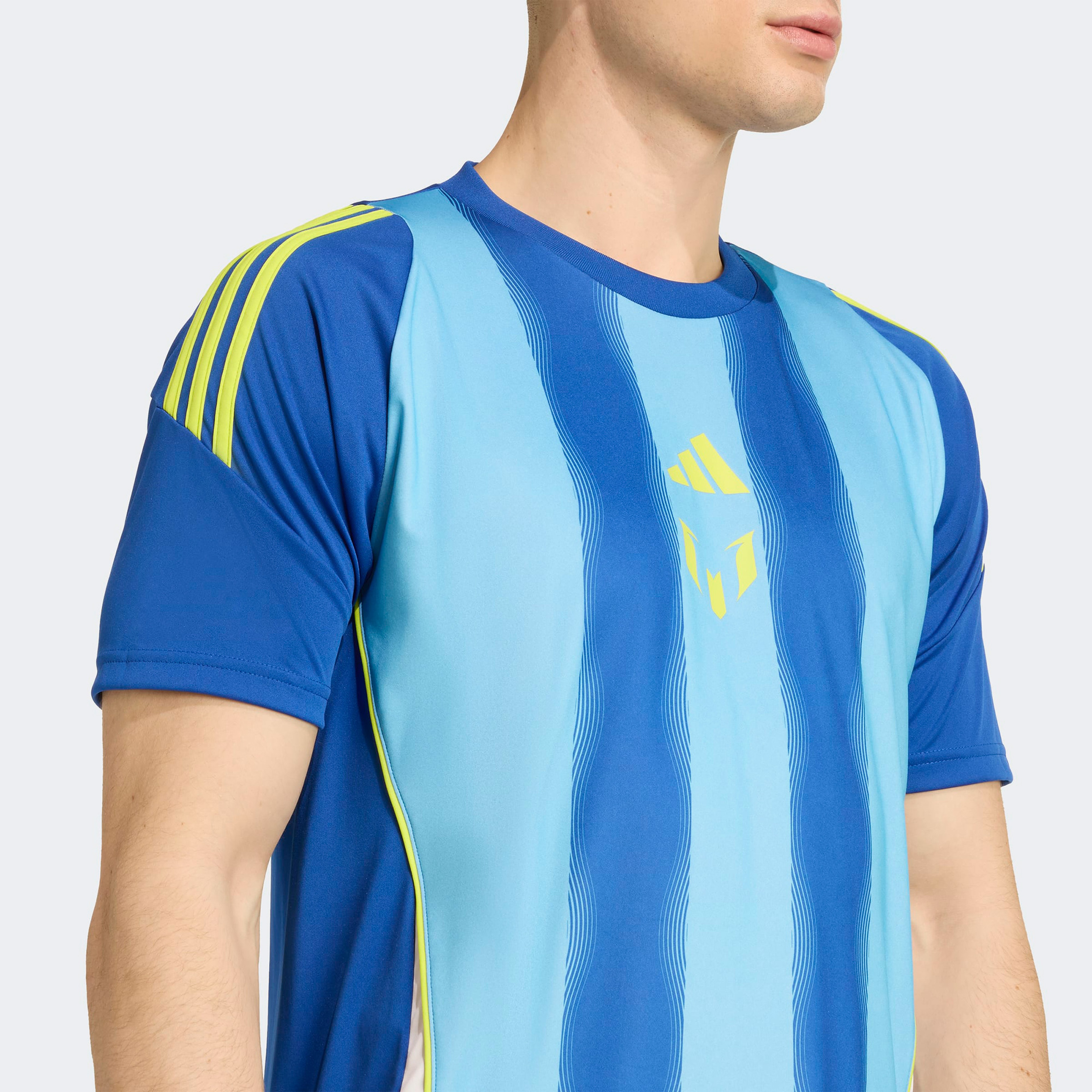 adidas Messi Antrenman Erkek Mavi Futbol Forması