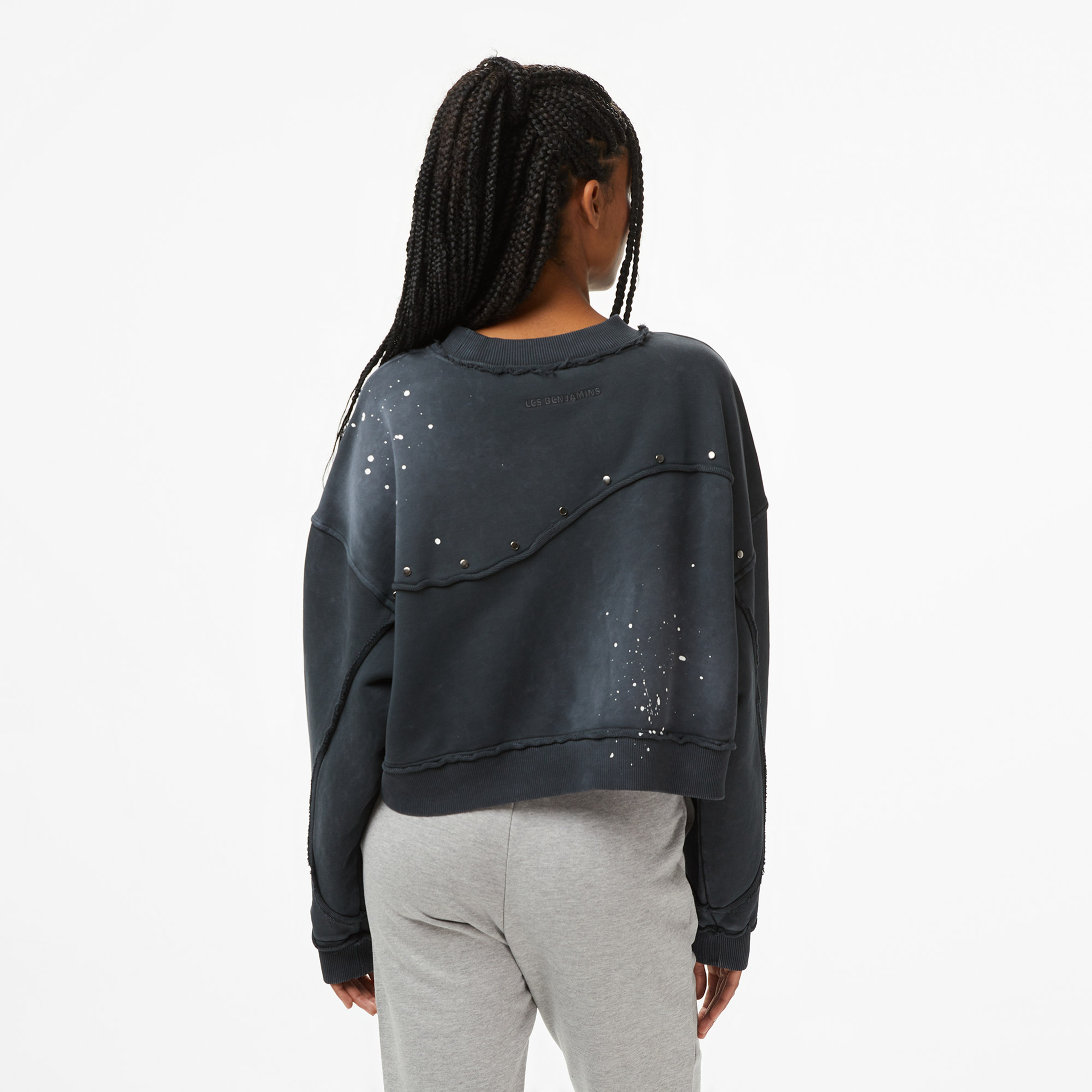 Les Benjamins Essentials 301 Kadın Siyah Sweatshirt
