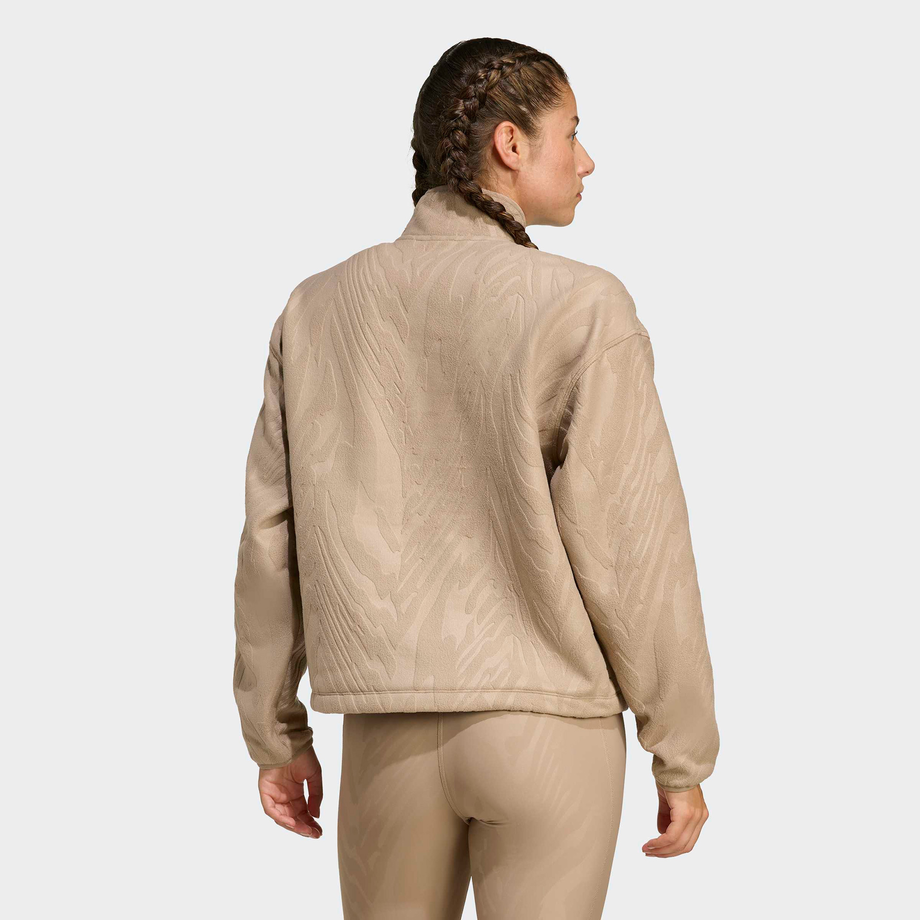 adidas Aop Kadın Kahverengi Antrenman Sweatshirt