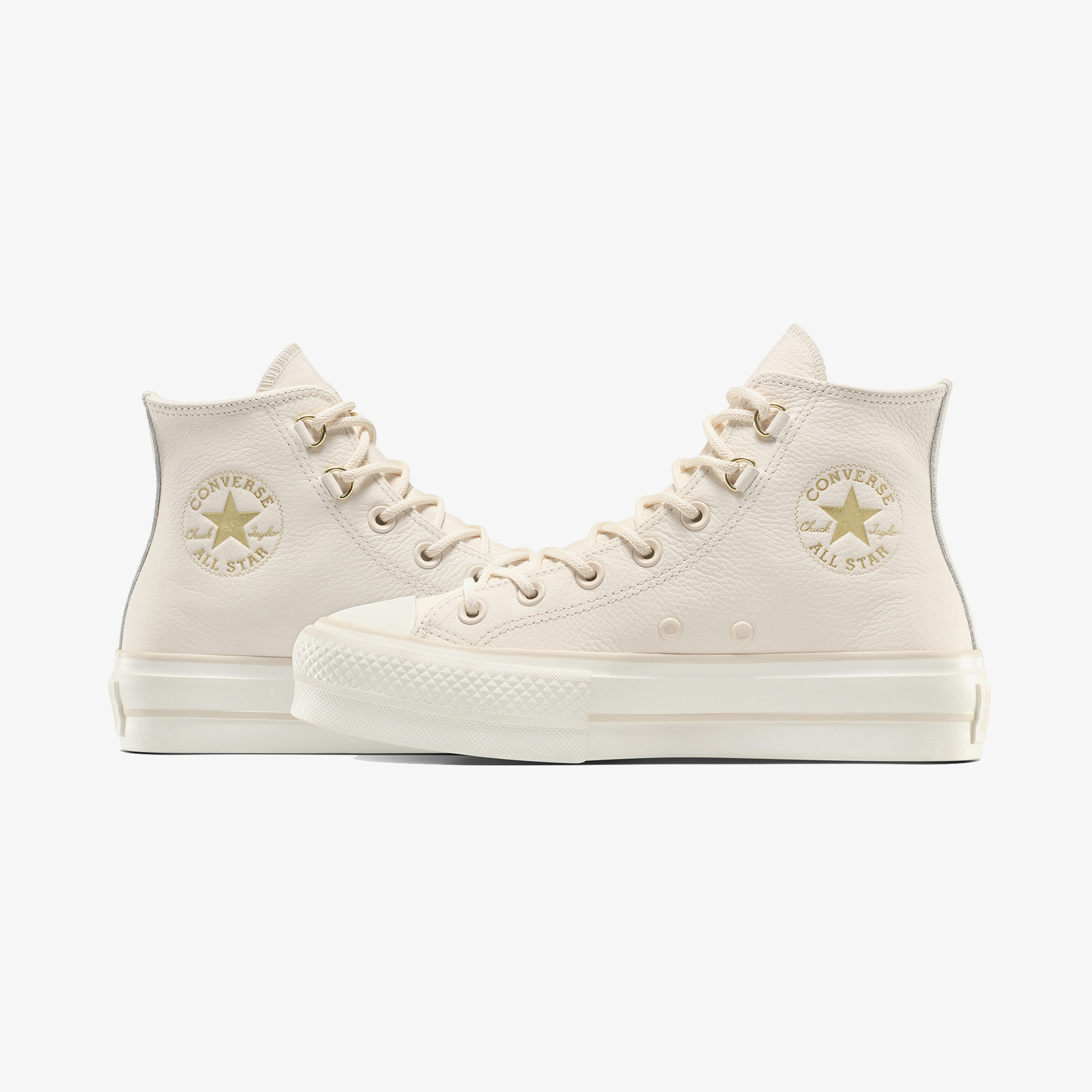 Converse Chuck Taylor All Star Lift Kadın Krem Sneaker