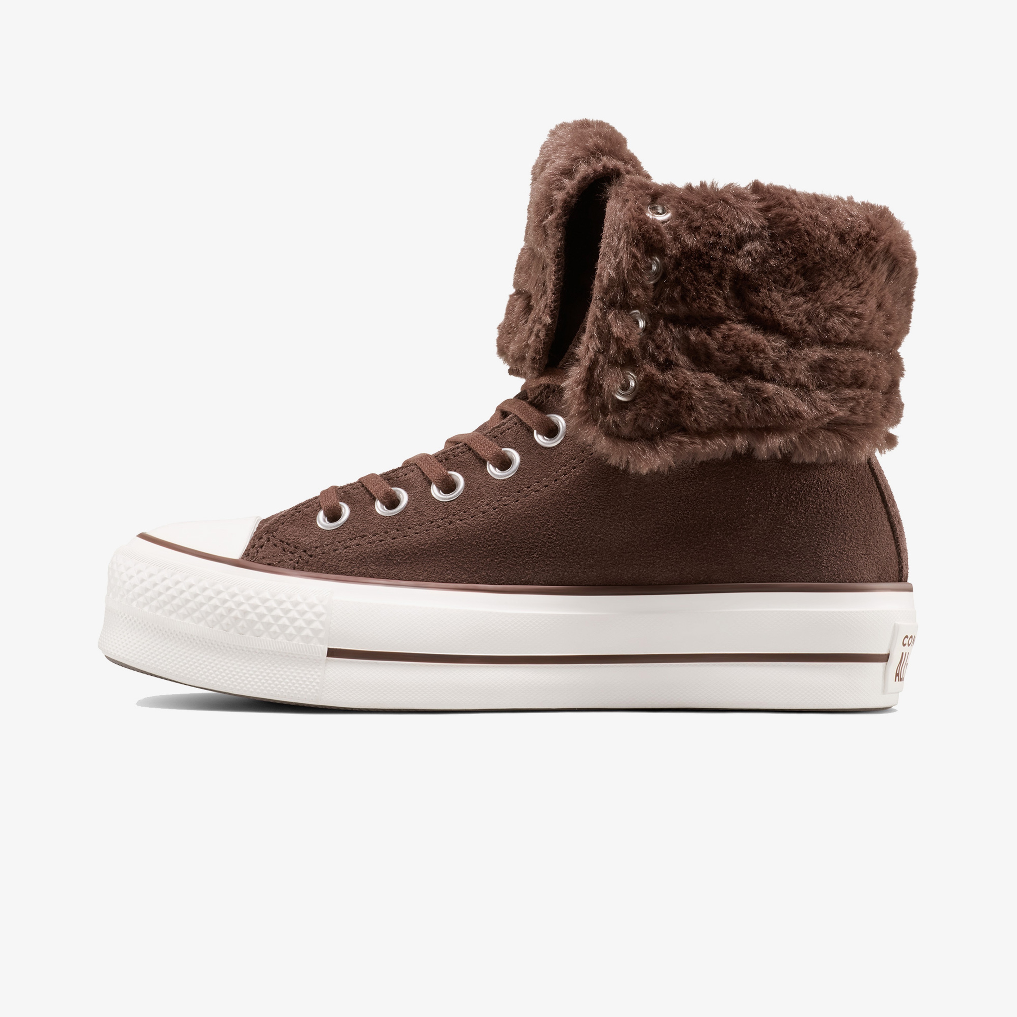 Converse Chuck Taylor All Star Fold Over Lift Kadın Kahverengi Sneaker