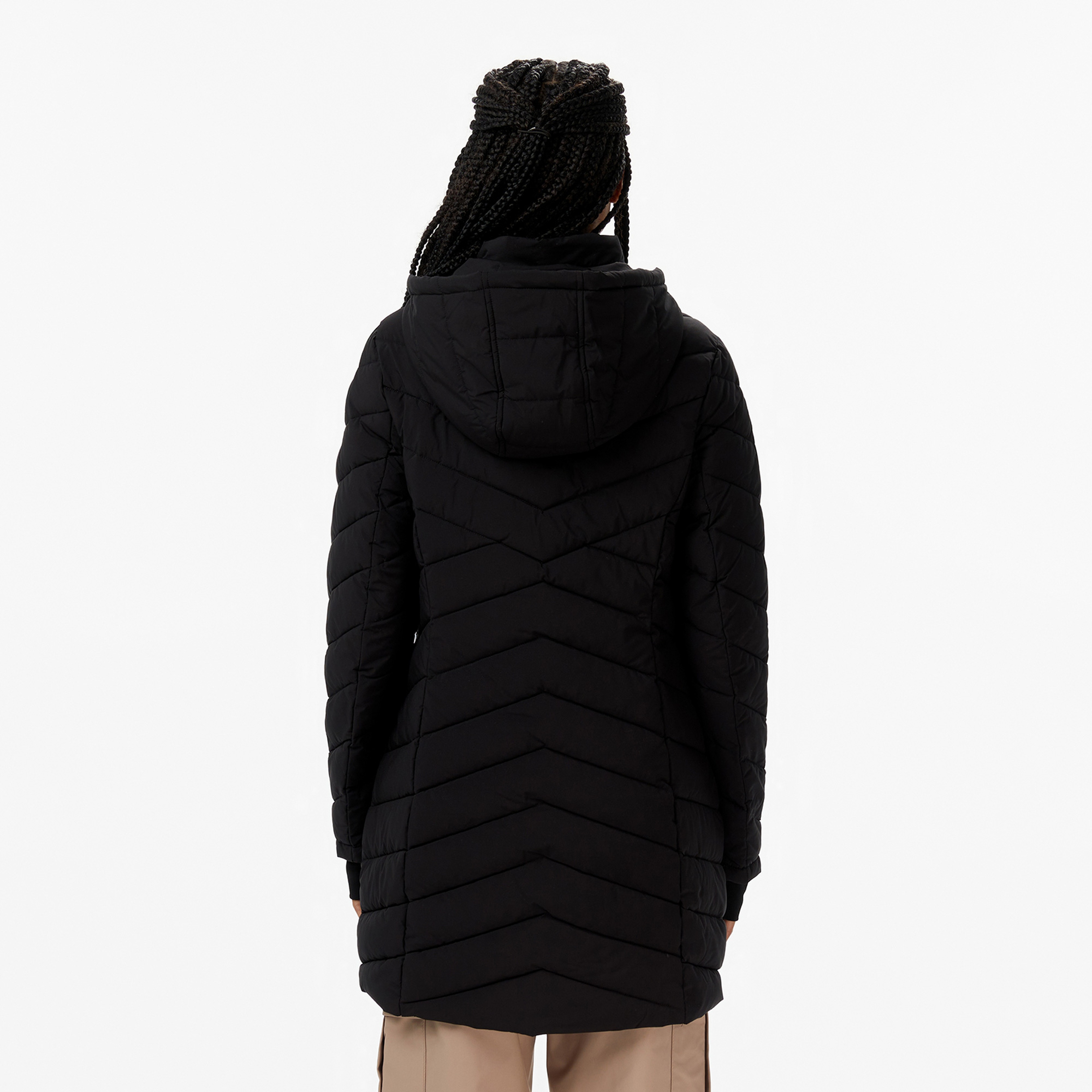 Nautica Kadın Siyah Su İtici Özellikli Mont