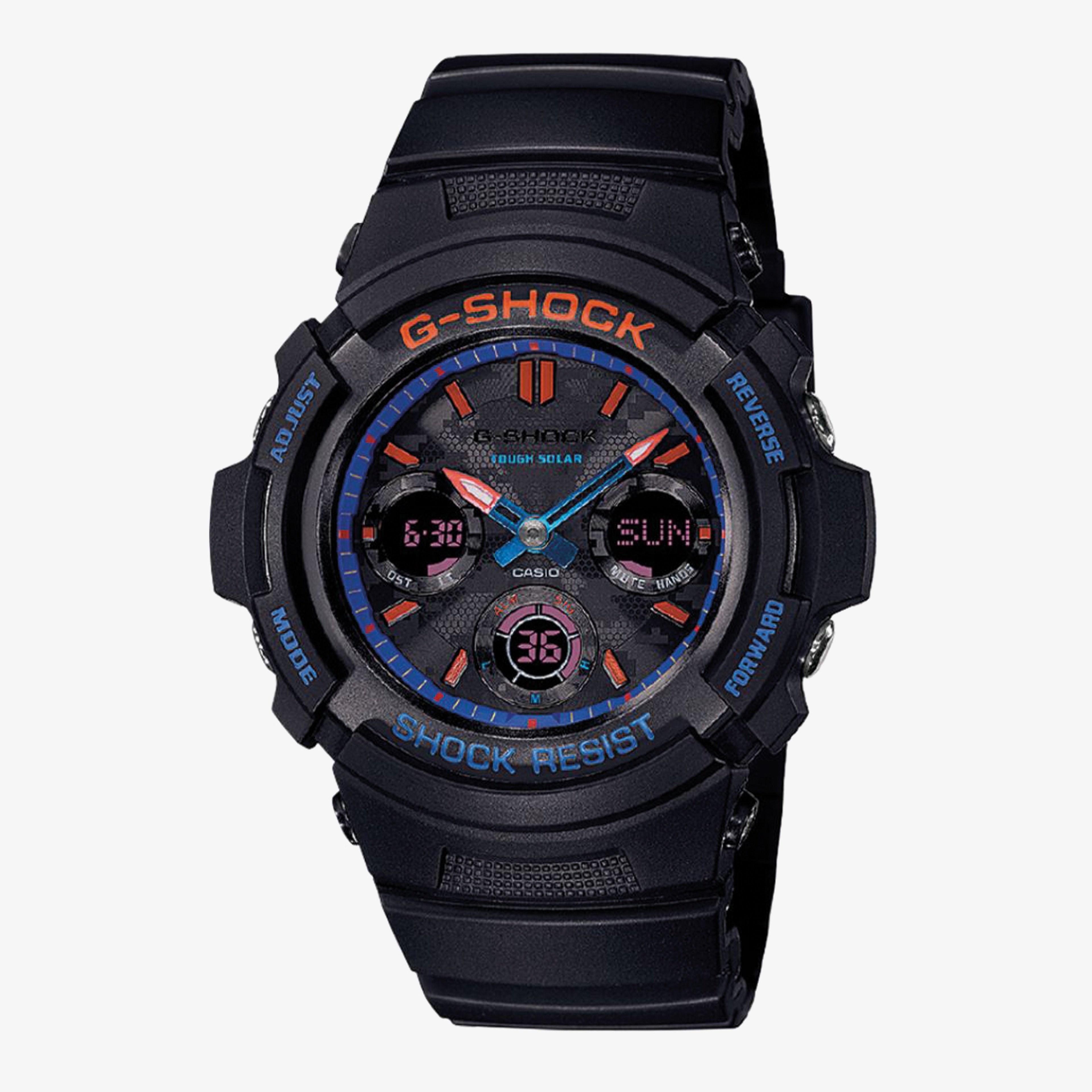 Casio AWR-M100SCT-1ADR Erkek Siyah Kol Saati