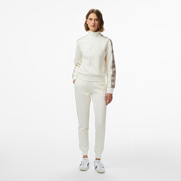 Guess Britney Jogger Punto Milano 300 Kadın Krem Rengi Eşofman Altı