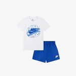 Nike Sportswear On The Move Çocuk Beyaz?/?Mavi Şort Takım