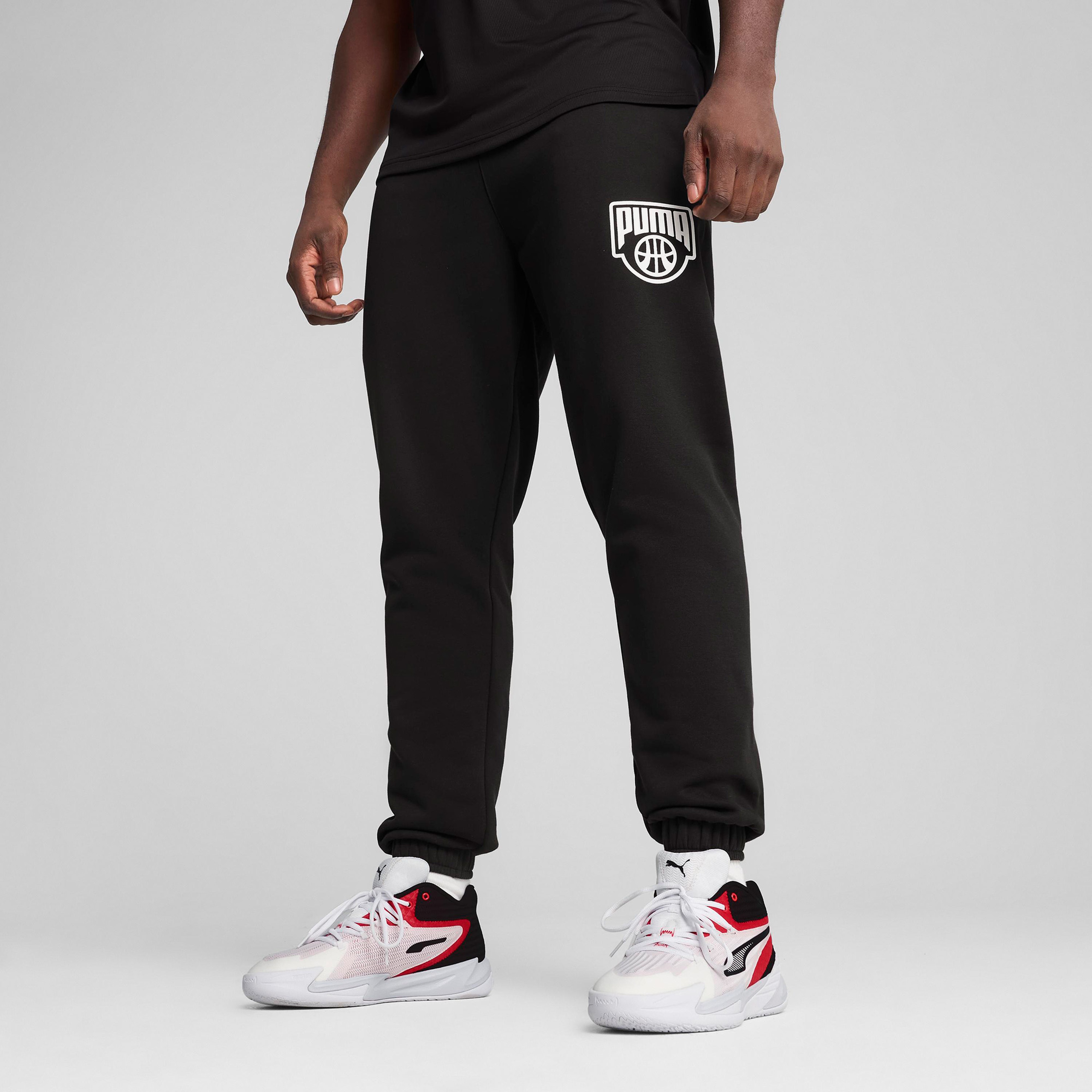 Puma Posterize Sweat Erkek Siyah Eşofman Altı