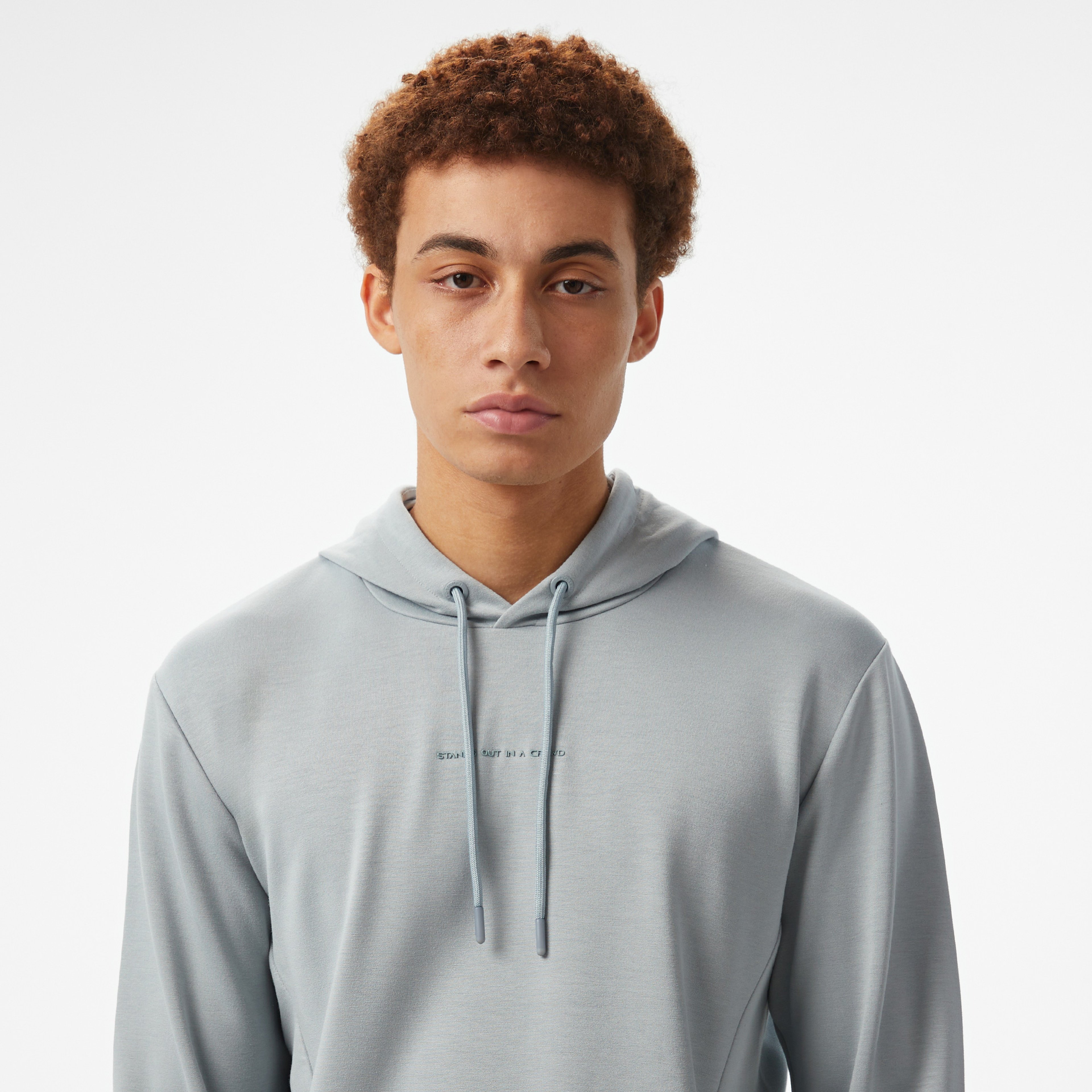 Sportempt Stm319 Erkek Gri Hoodie