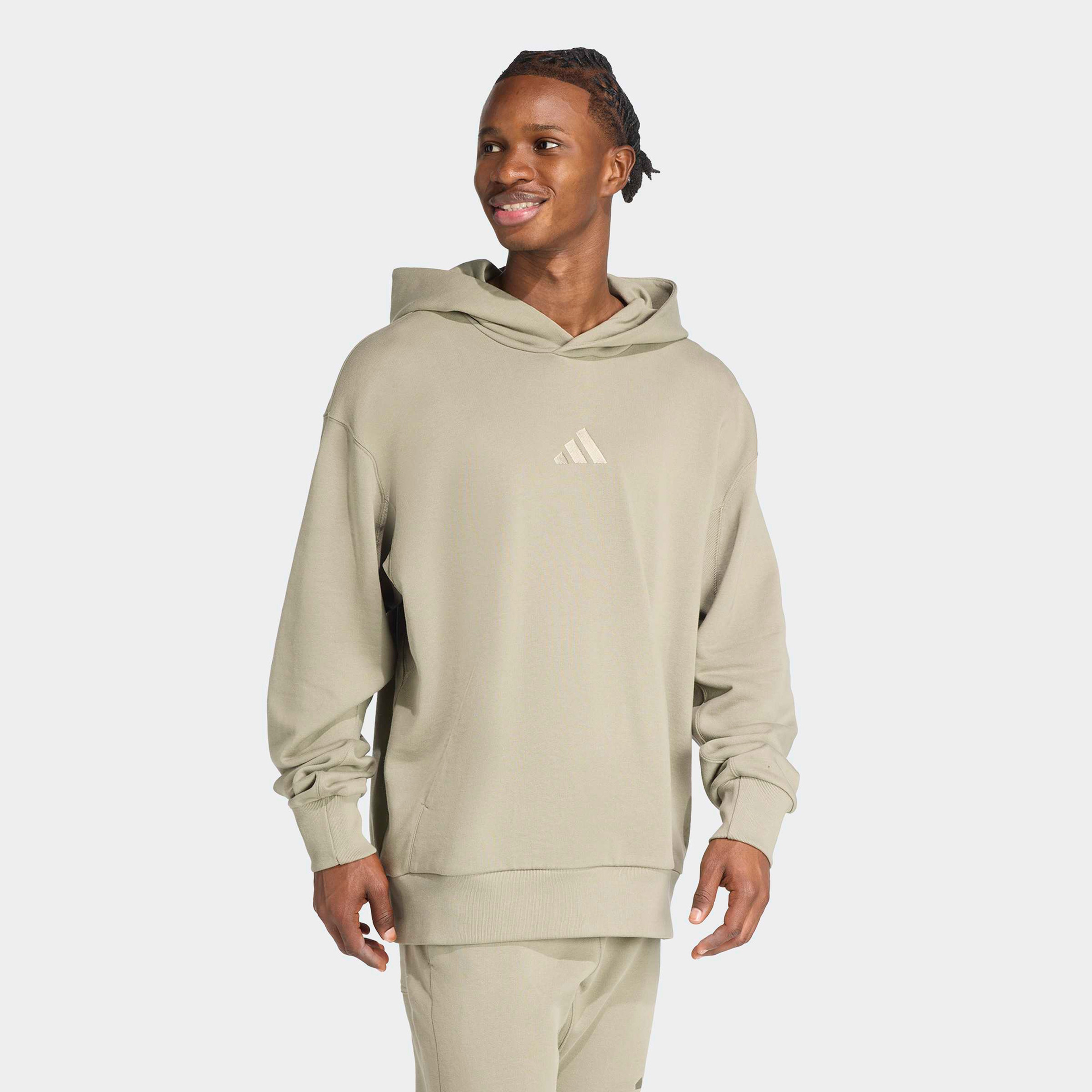 adidas Szn Ft Hd Erkek Gri Sweatshirt